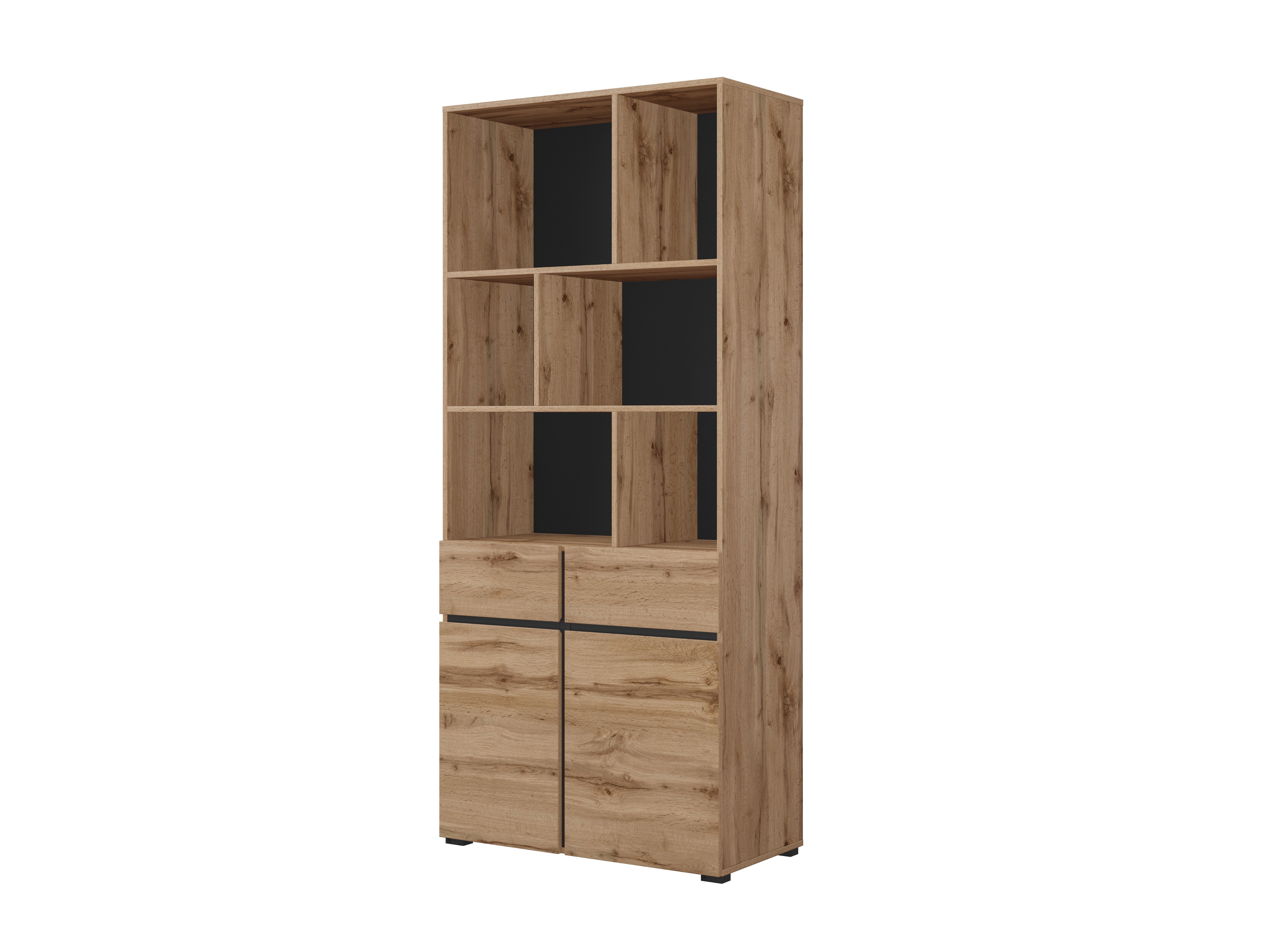 Estantería Alfere 126 (Roble wotan)
