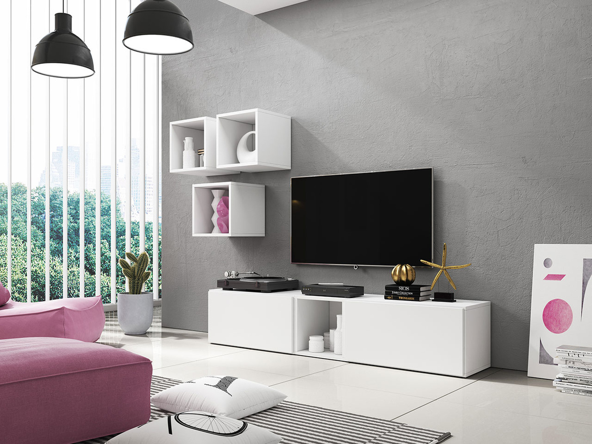 Mueble TV Corbele 102 (Blanco)