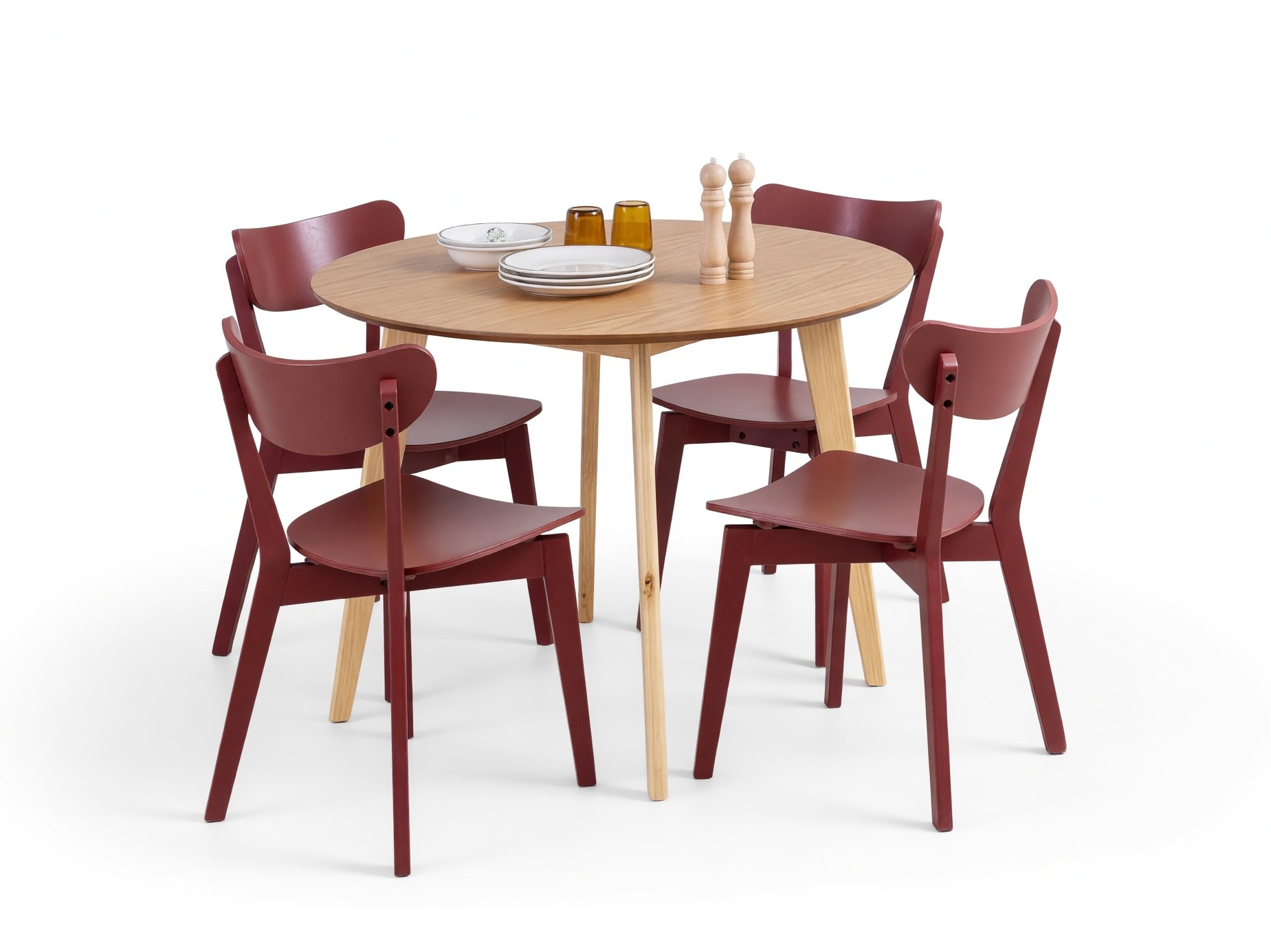 Conjunto de mesas y sillas para comedor Norsica 703
