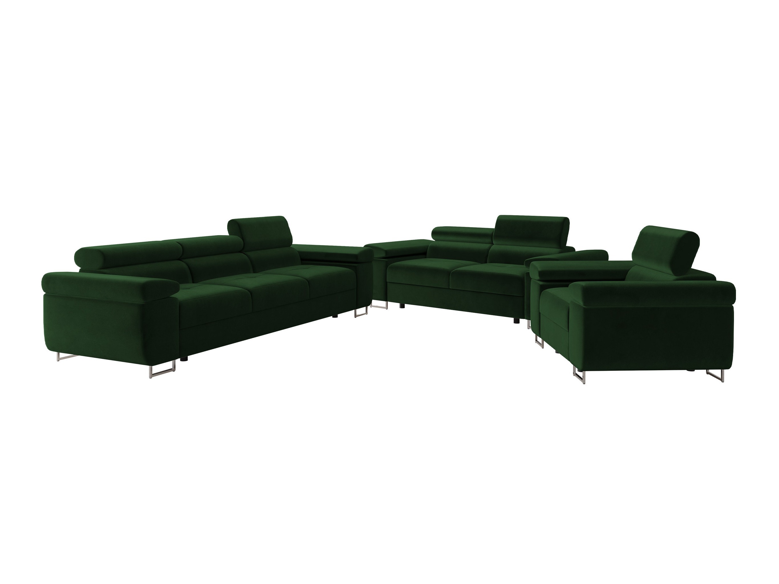 Conjunto de muebles tapizado Comfivo Vinetum (Polo 889)