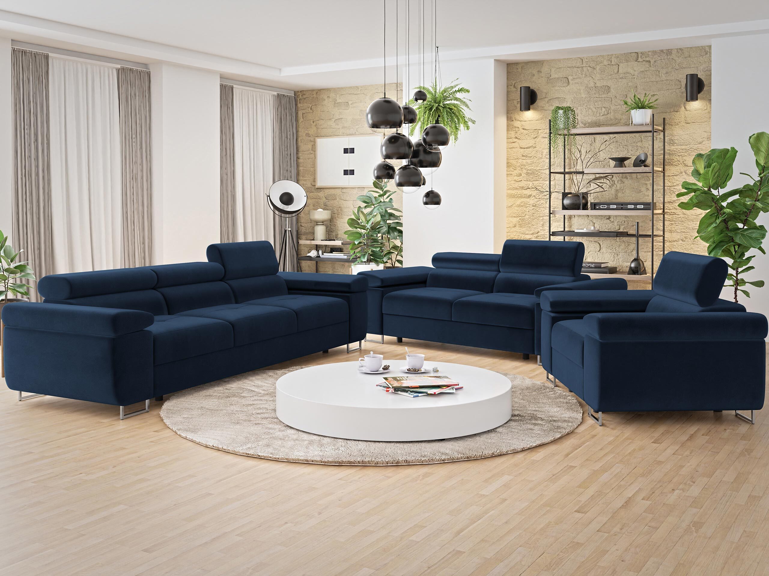 Conjunto de muebles tapizado Comfivo Vinetum (Polo 891)
