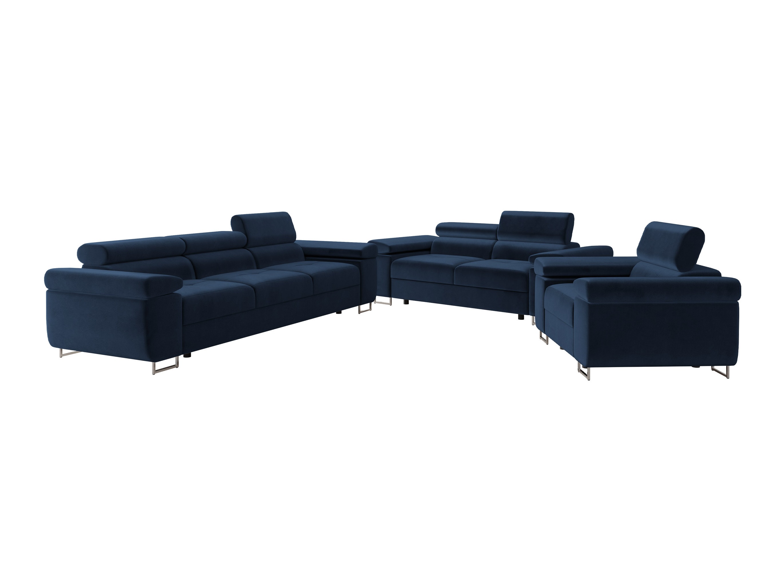 Conjunto de muebles tapizado Comfivo Vinetum (Polo 891)