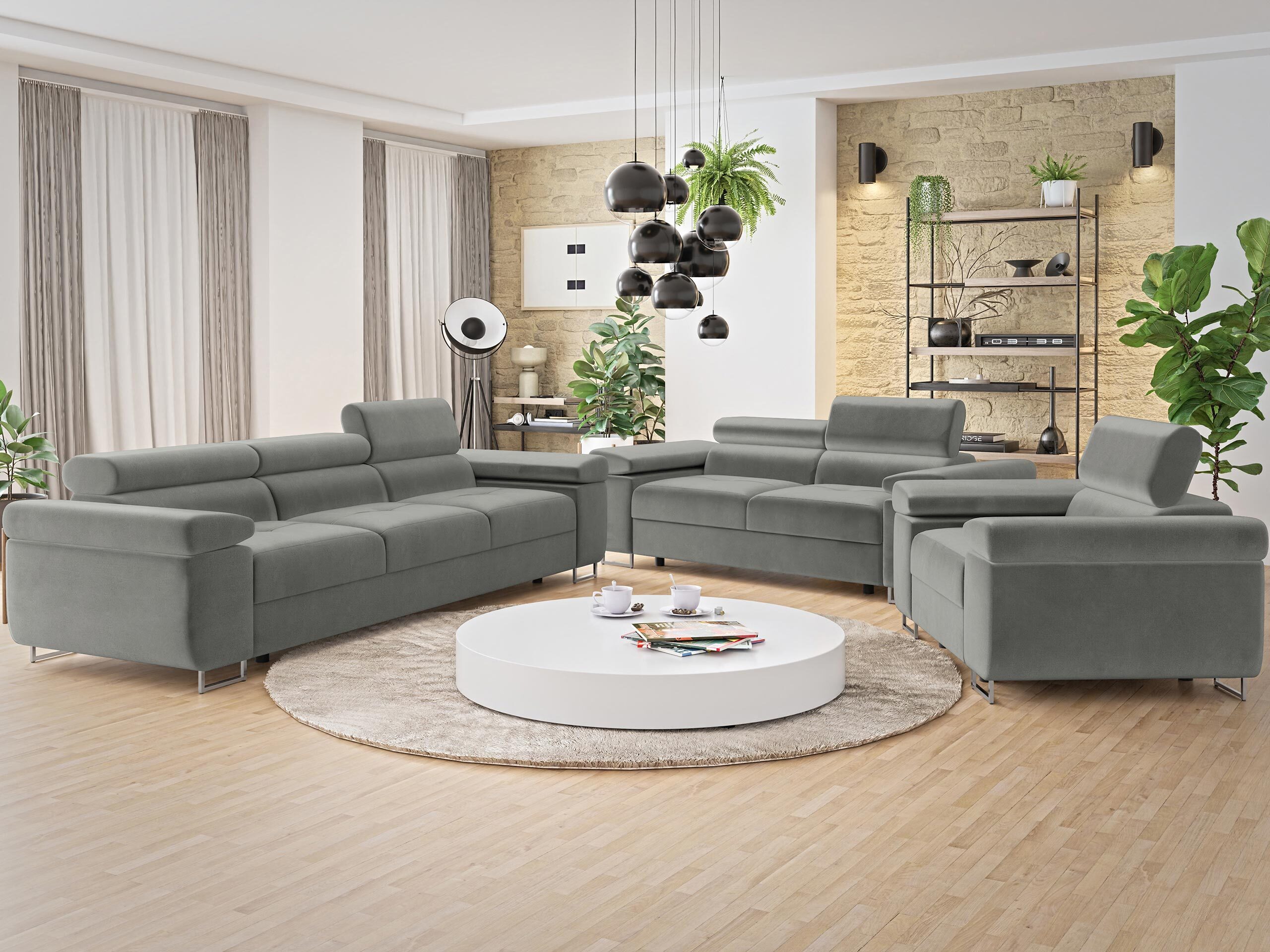 Conjunto de muebles tapizado Comfivo Vinetum (Polo 894)