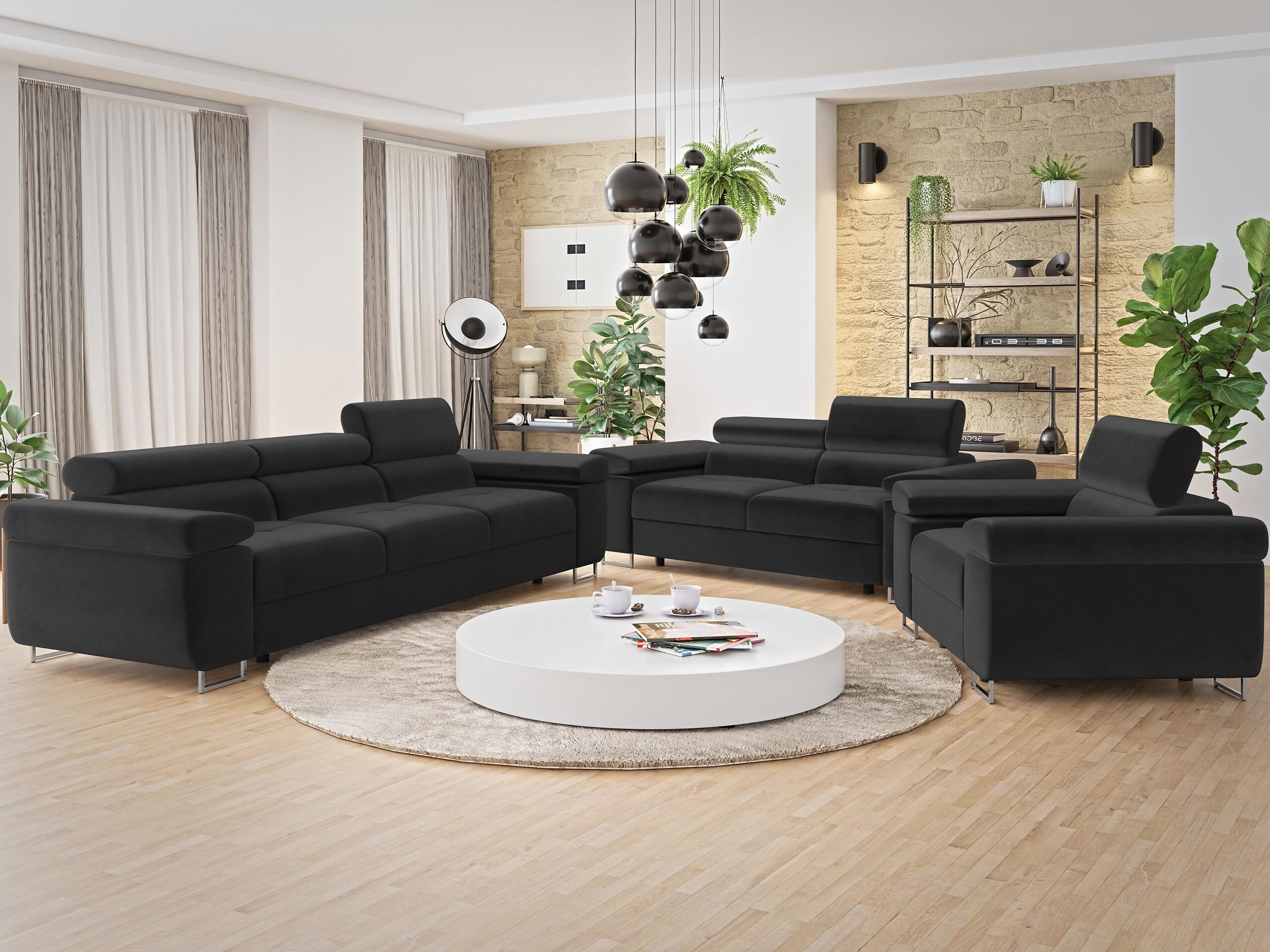 Conjunto de muebles tapizado Comfivo Vinetum (Polo 897)