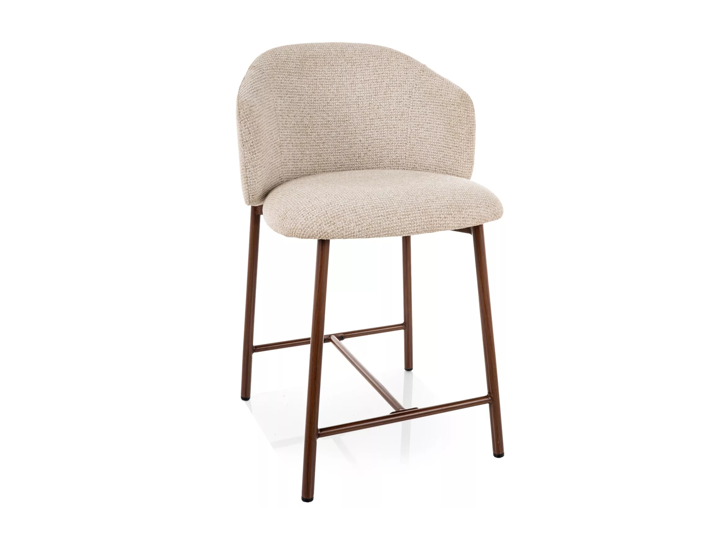 Silla de barra Detroit 948 (Crema + Marrón)