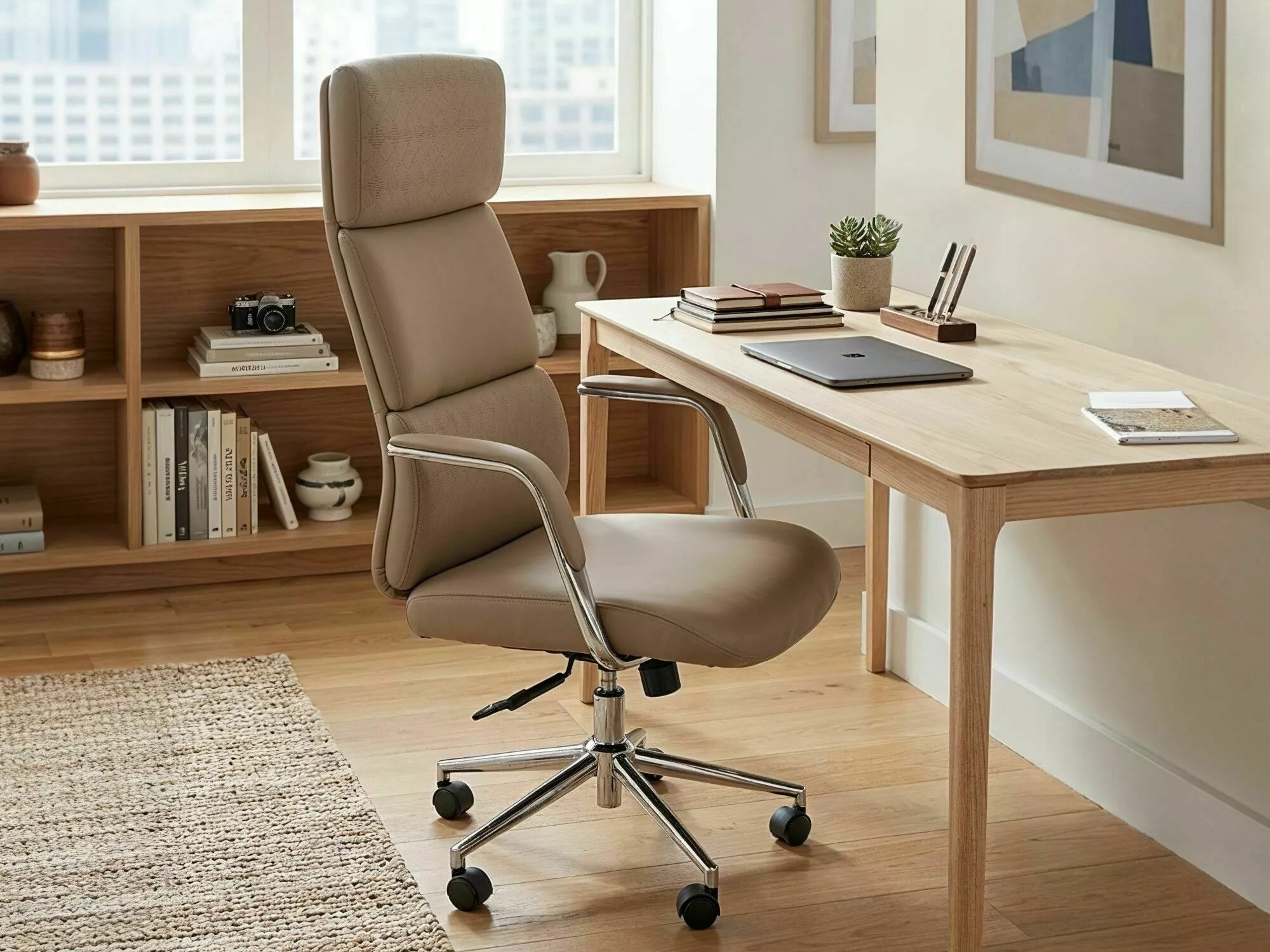Silla de oficina Detroit 950 (Beige)