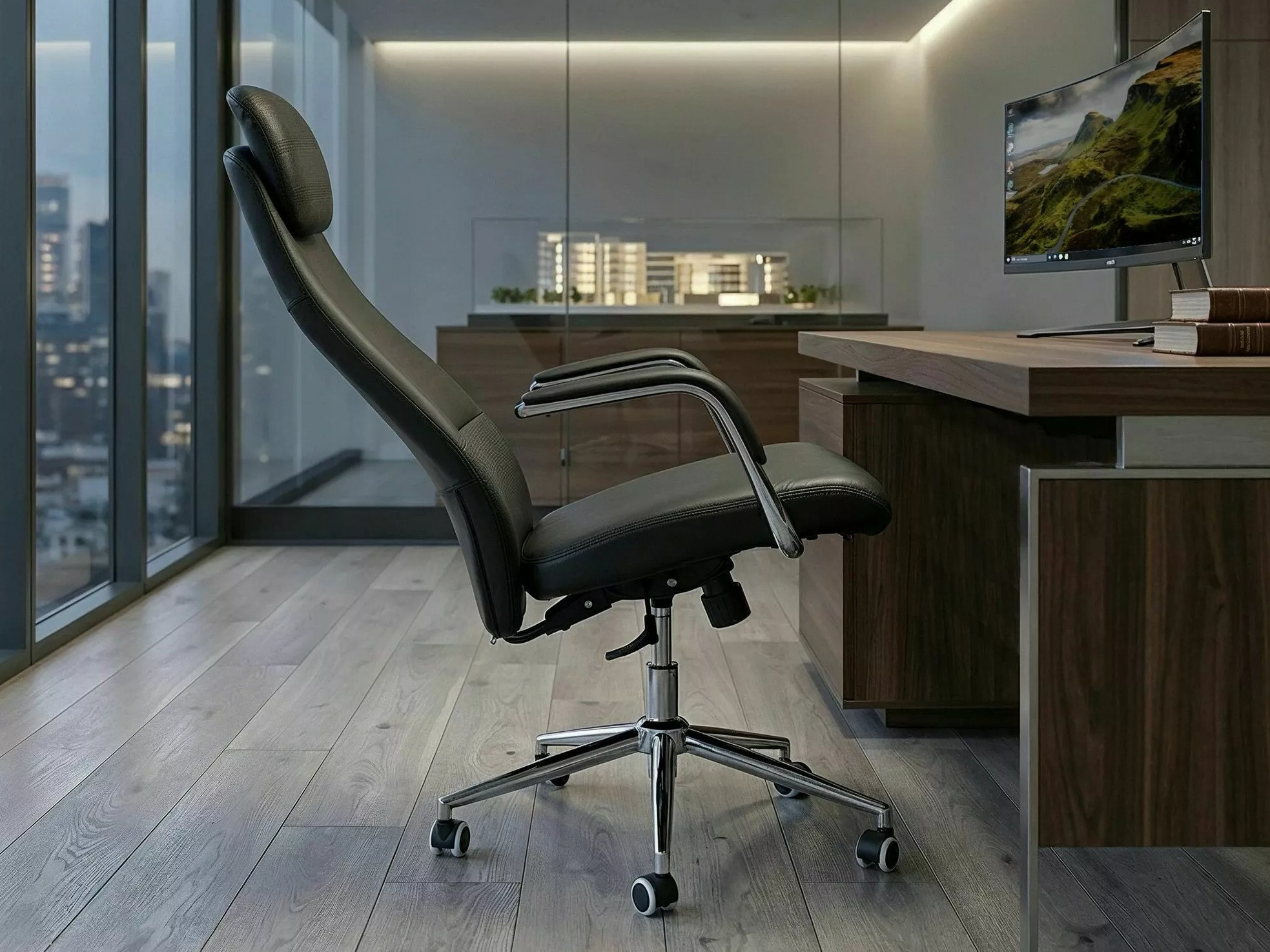 Silla de oficina Detroit 951 (Negro)