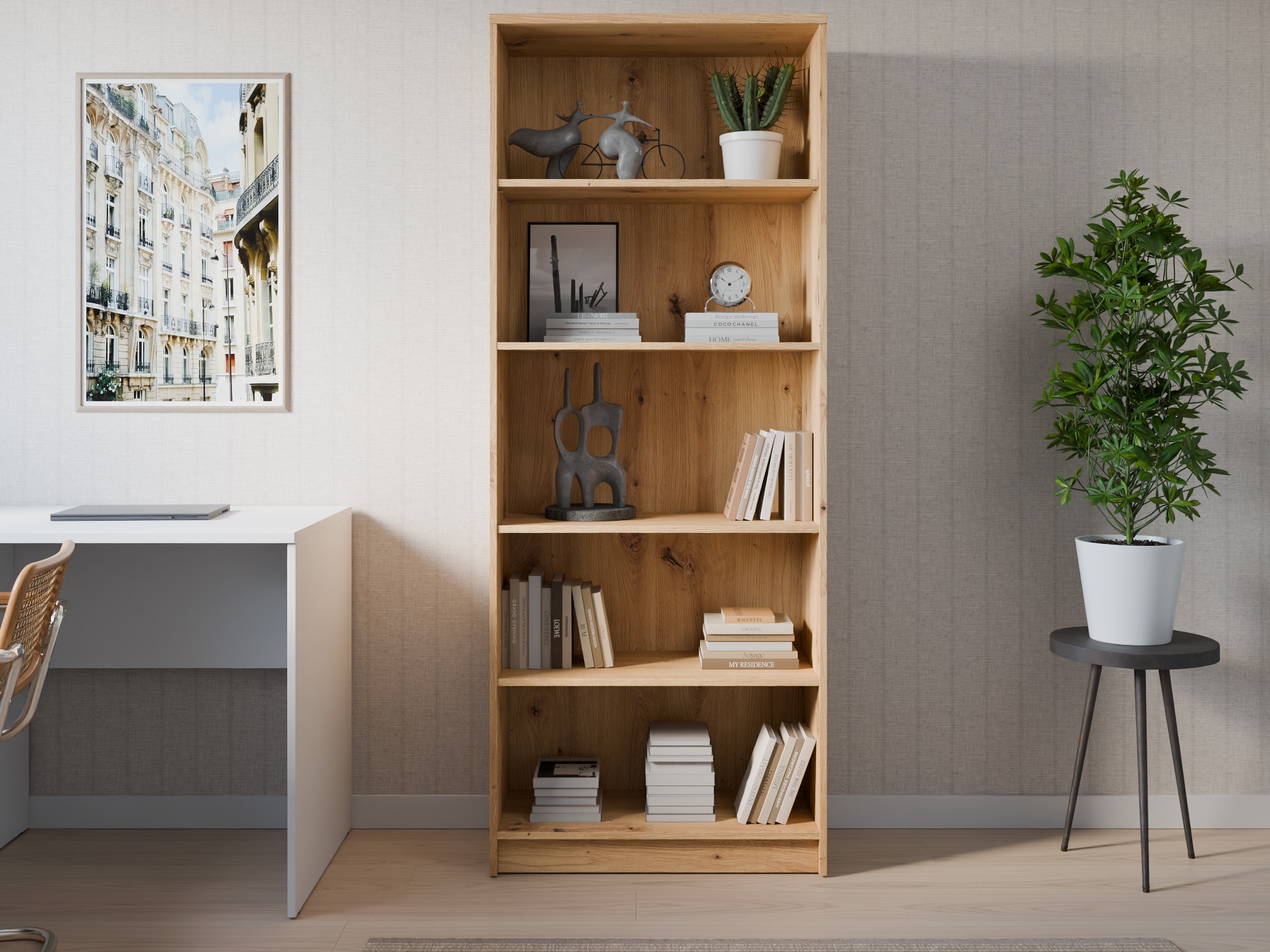 Estantería Fiofive 102 (Roble Artisan)