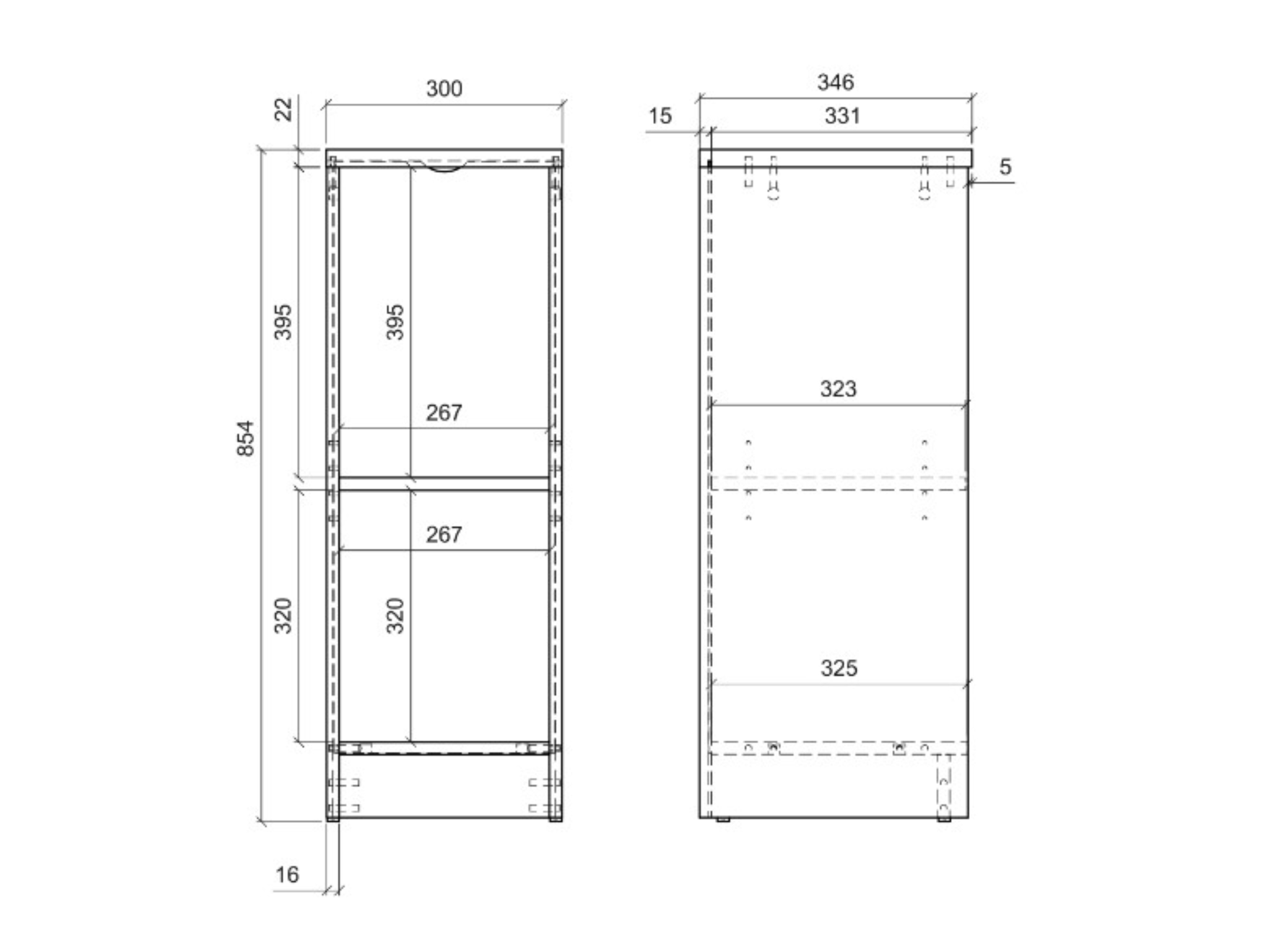 Estantería Fiofive 103 (Roble Sonoma)