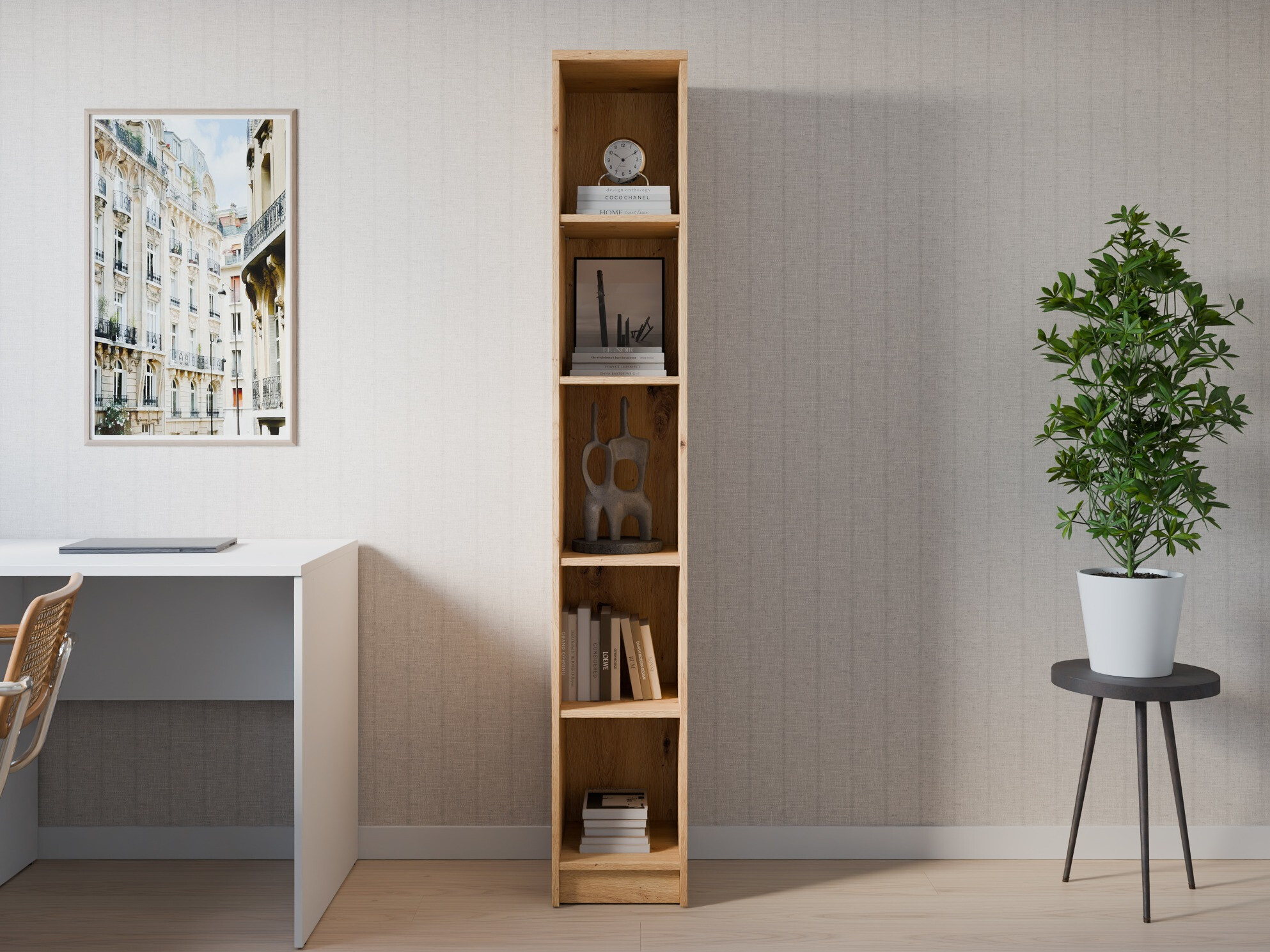 Estantería Fiofive 105 (Roble Artisan)