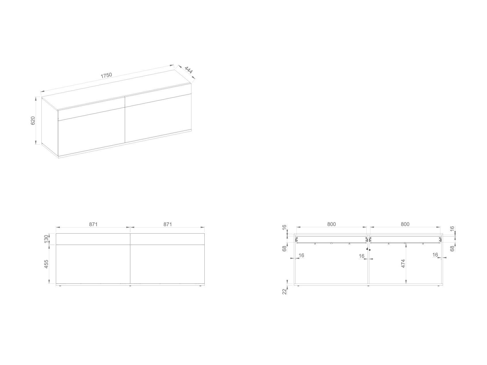 Mueble TV Sermavi 113