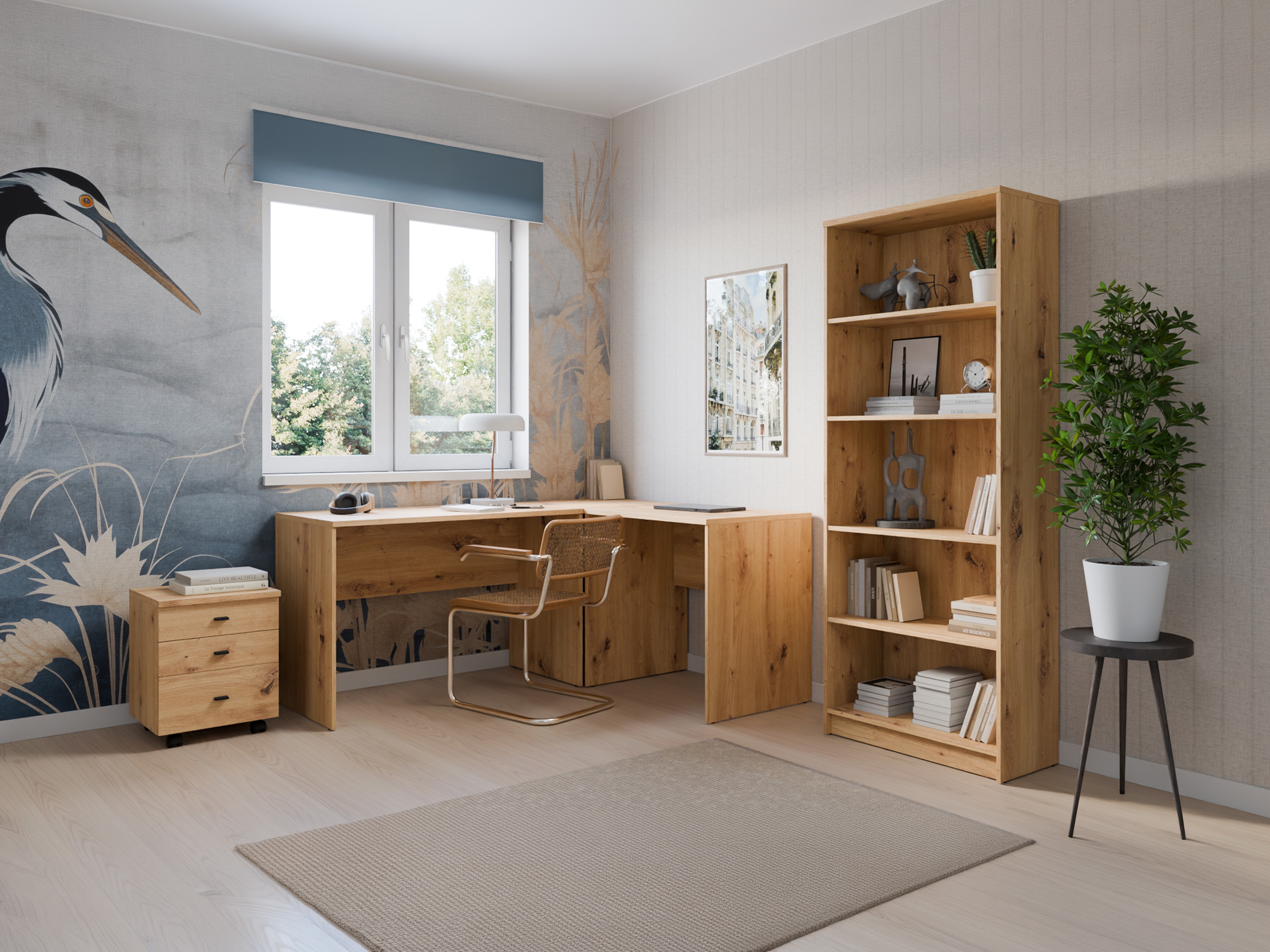 Estantería Fiofive 102 (Roble Artisan)