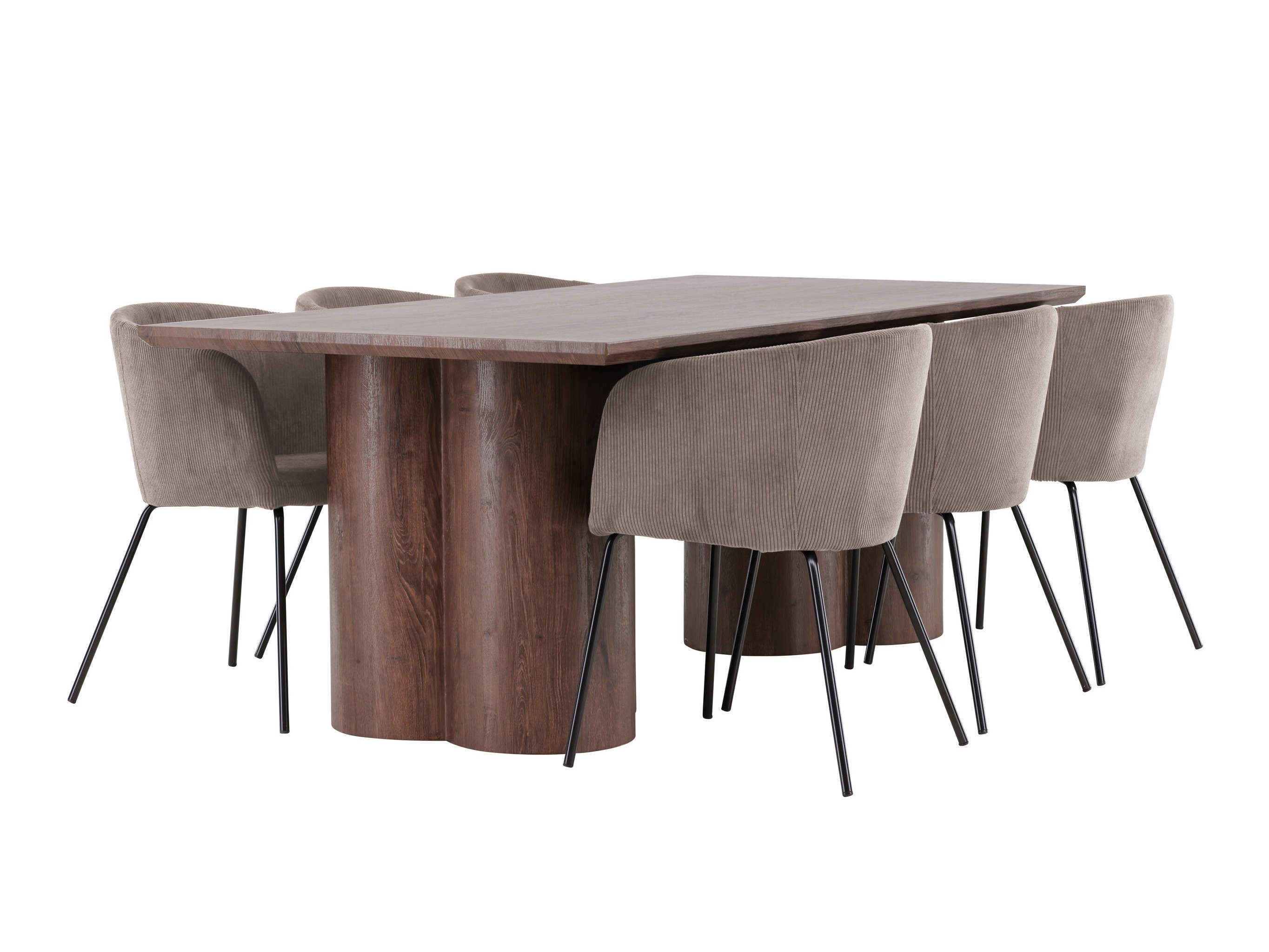 Conjunto de mesas y sillas para comedor Dallas 5184