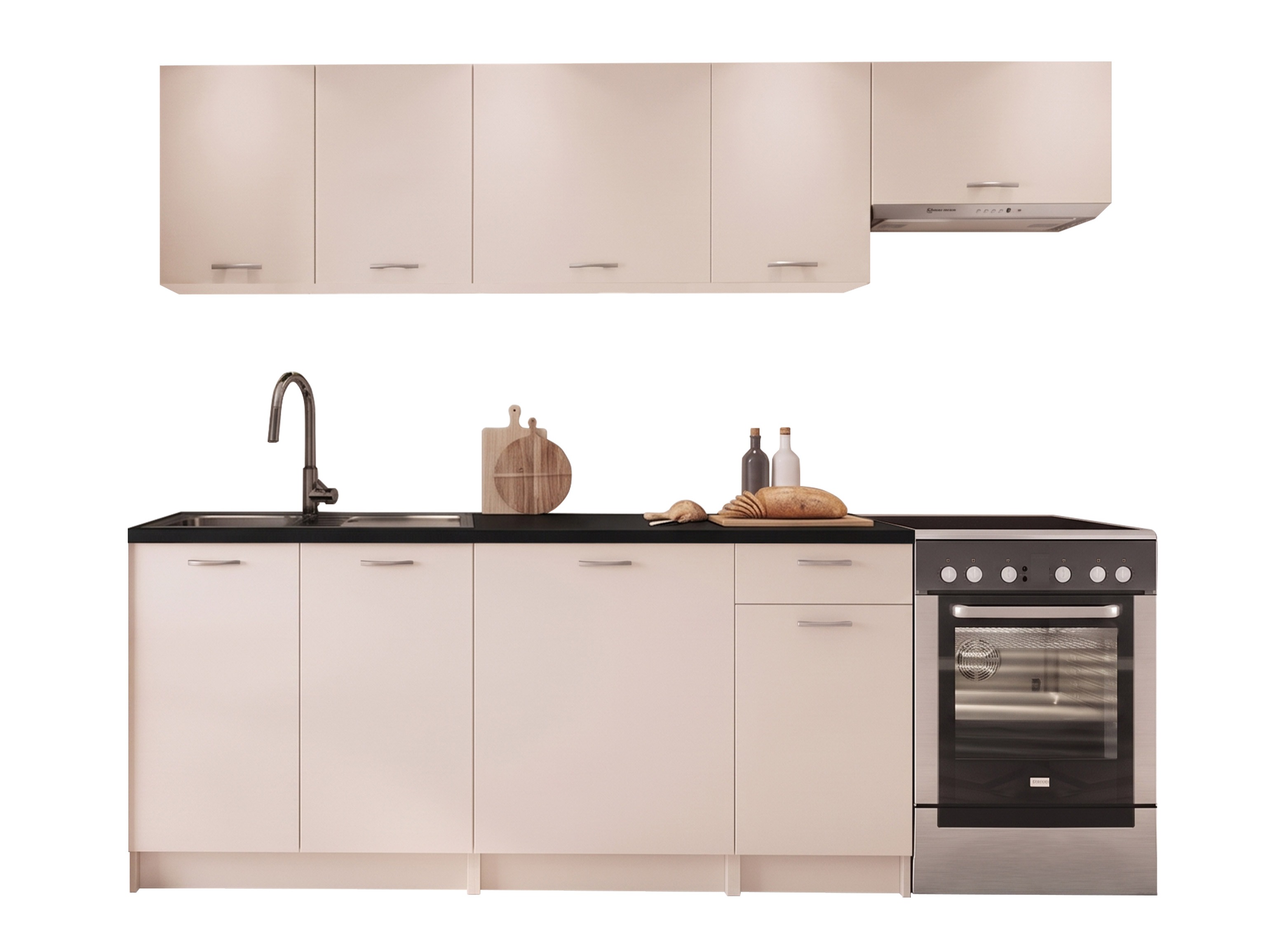 Conjunto de cocina Ota II (Cachemira + Negro)