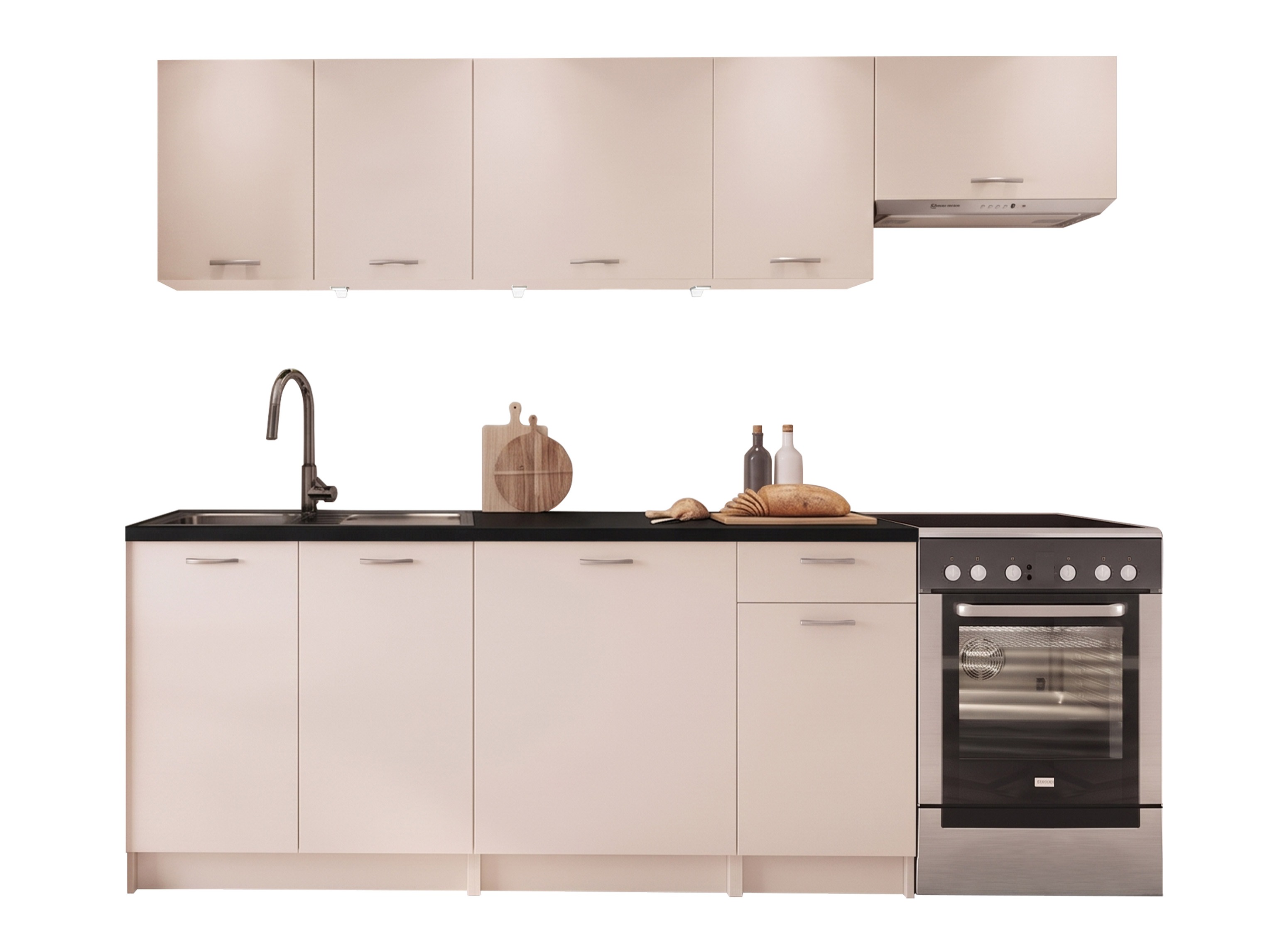 Conjunto de cocina Ota II (Cachemira + Negro)