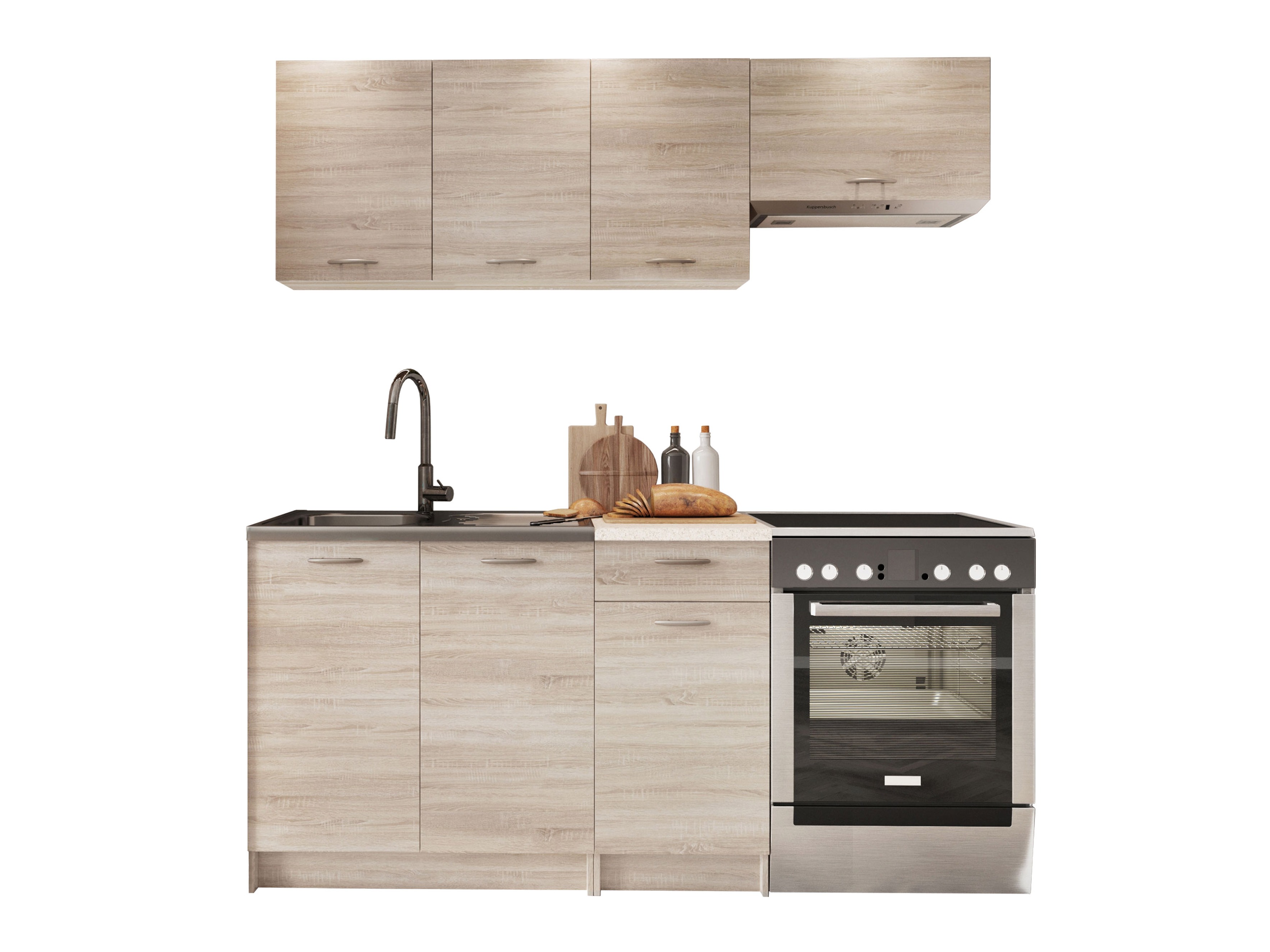 Conjunto de cocina Ota (Roble Sonoma + Beige)