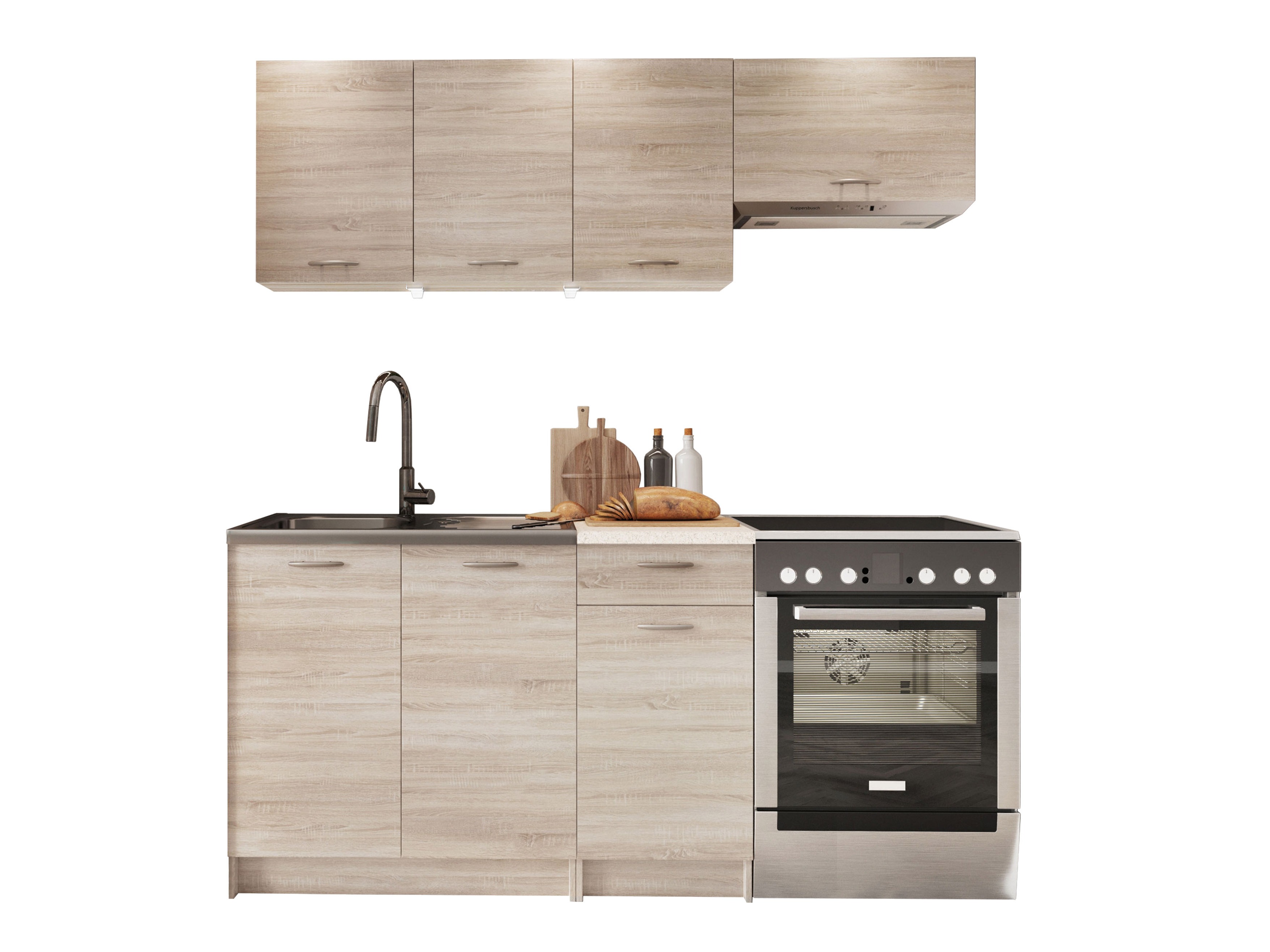 Conjunto de cocina Ota (Roble Sonoma + Beige)