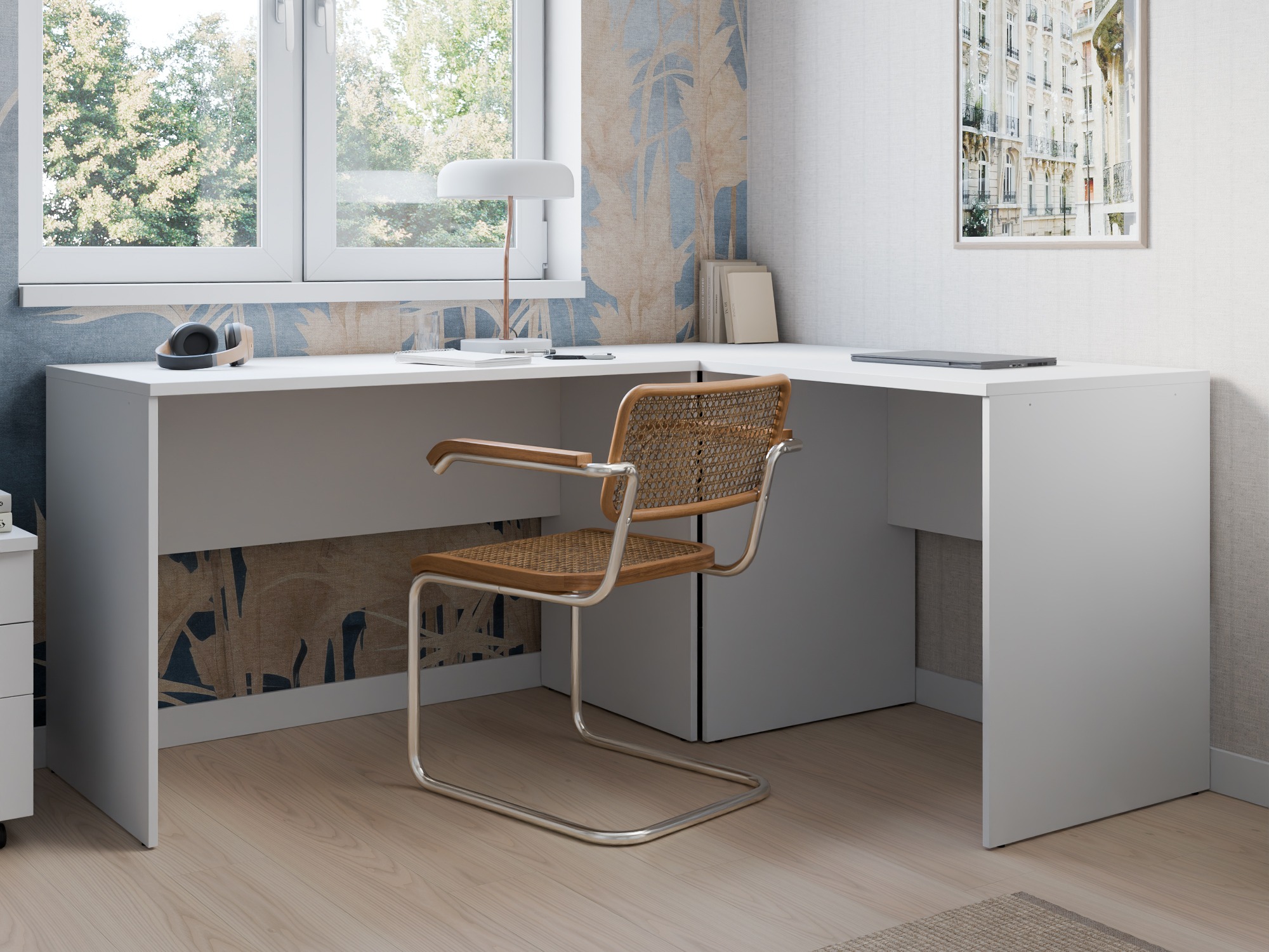 Mesa de oficina Fiofive 107 (Blanco)