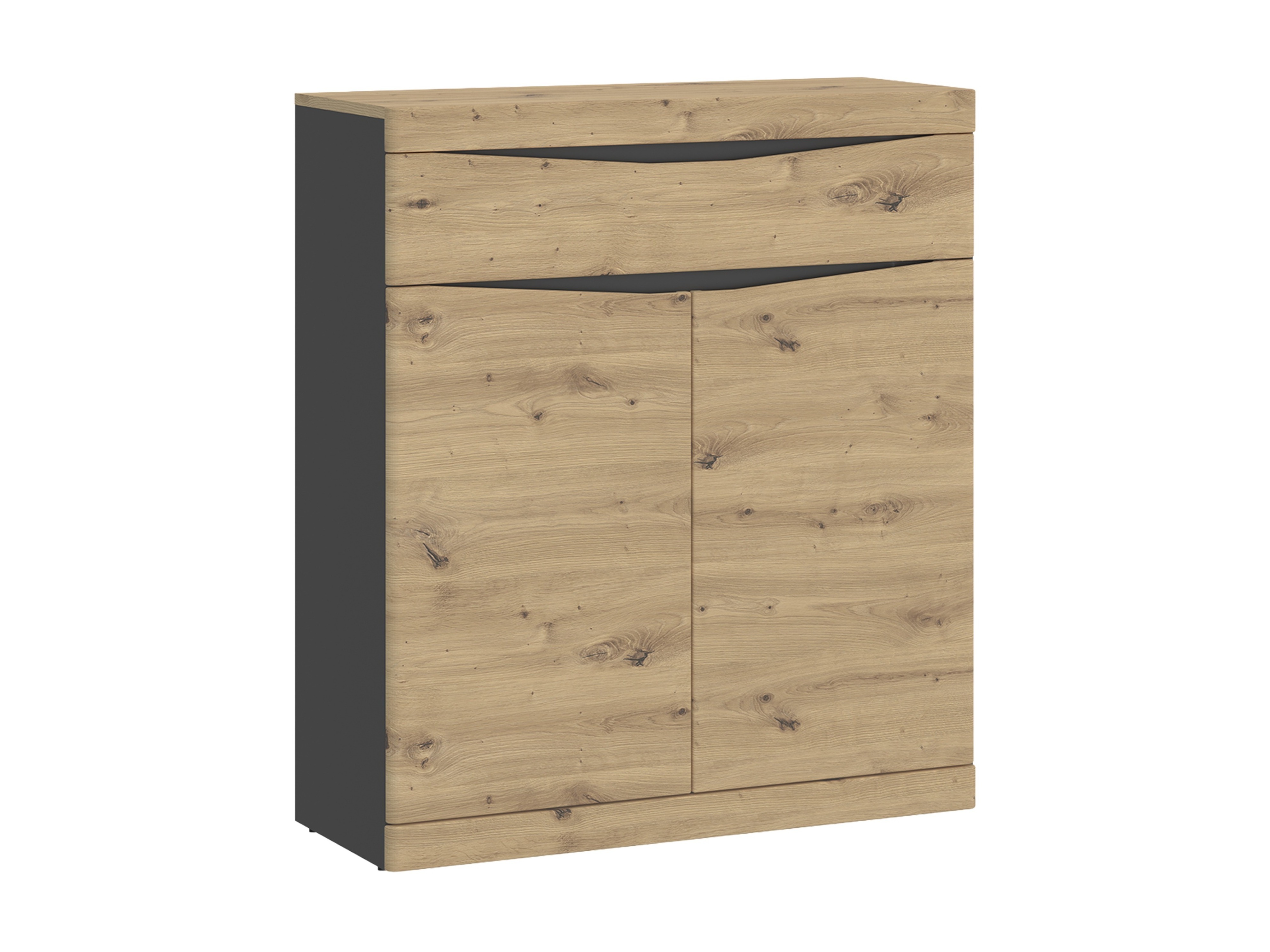 Cómoda Venlori 115 (Roble Artisan + Antracita)