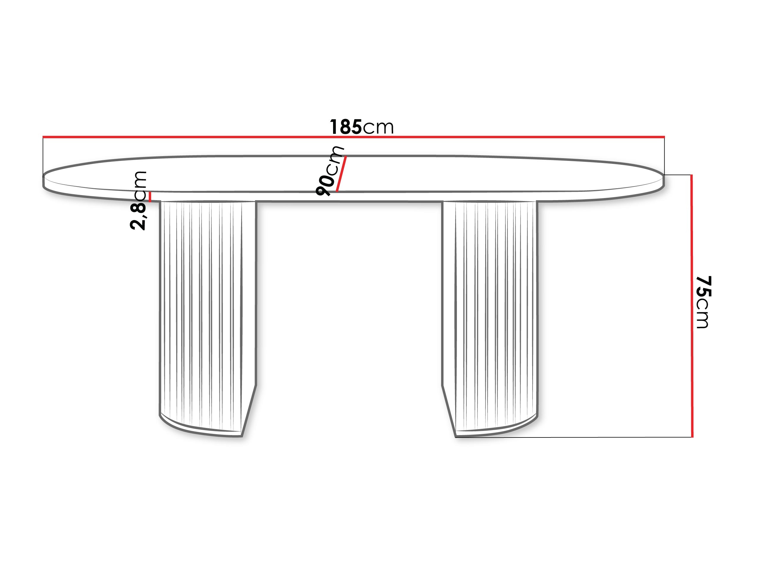 Mesa Comfivo Ulma (Travertino claro + Beige)