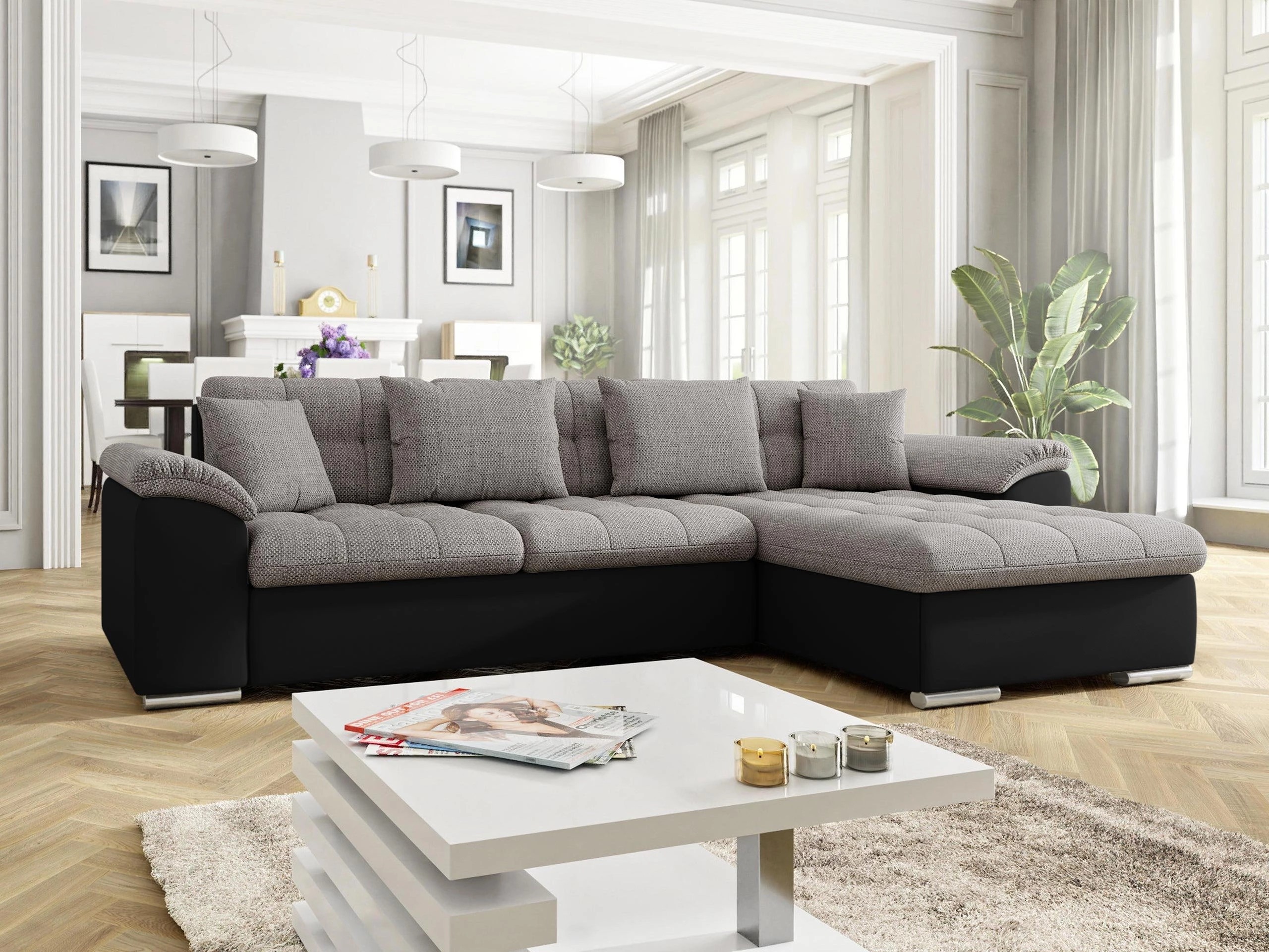 Sofá rinconero Comfivo Mica (Soft 011 + Lawa 05)