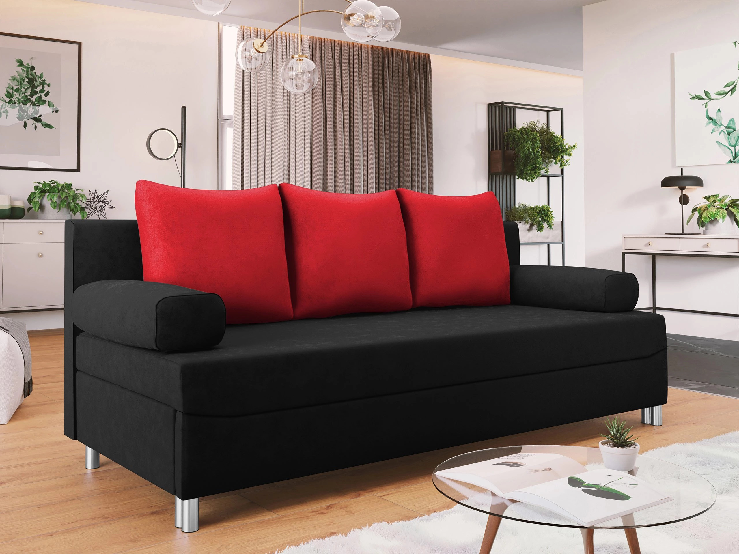 Sofá cama Comfivo Artes (Alova 04 + Alova 46)