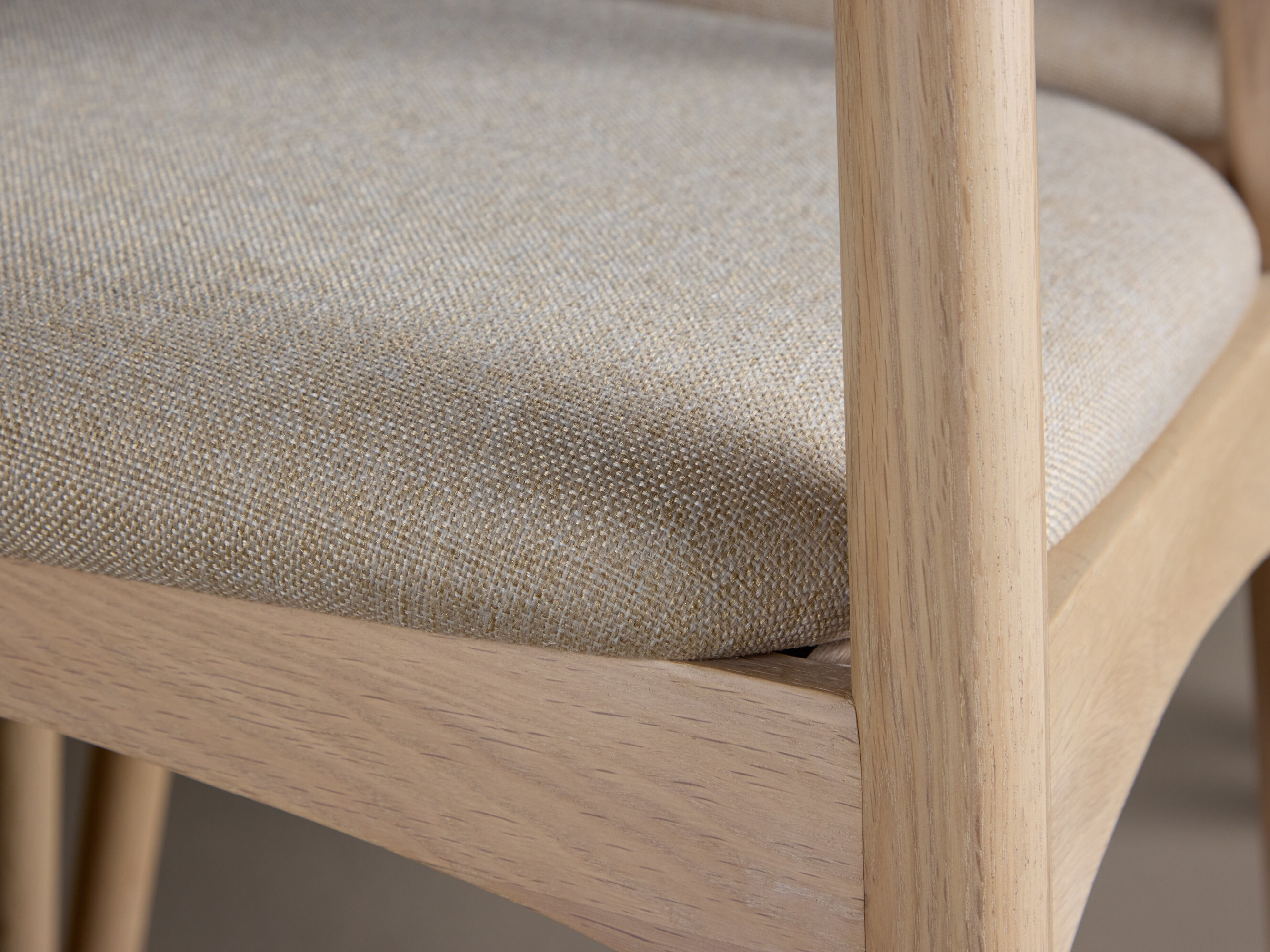 Conjunto de mesas y sillas para comedor Dallas 5280 (Luminoso madera + Beige)