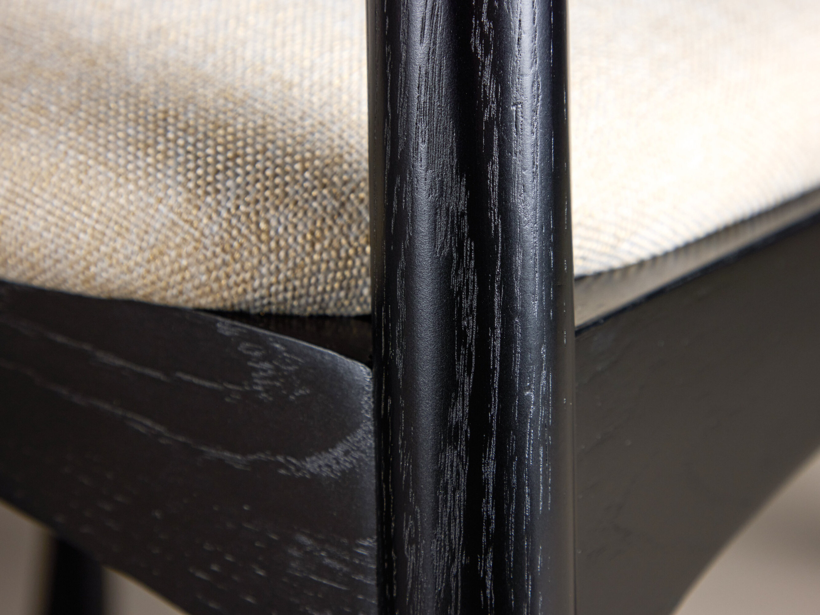 Conjunto de mesas y sillas para comedor Dallas 5280 (Negro + Beige)