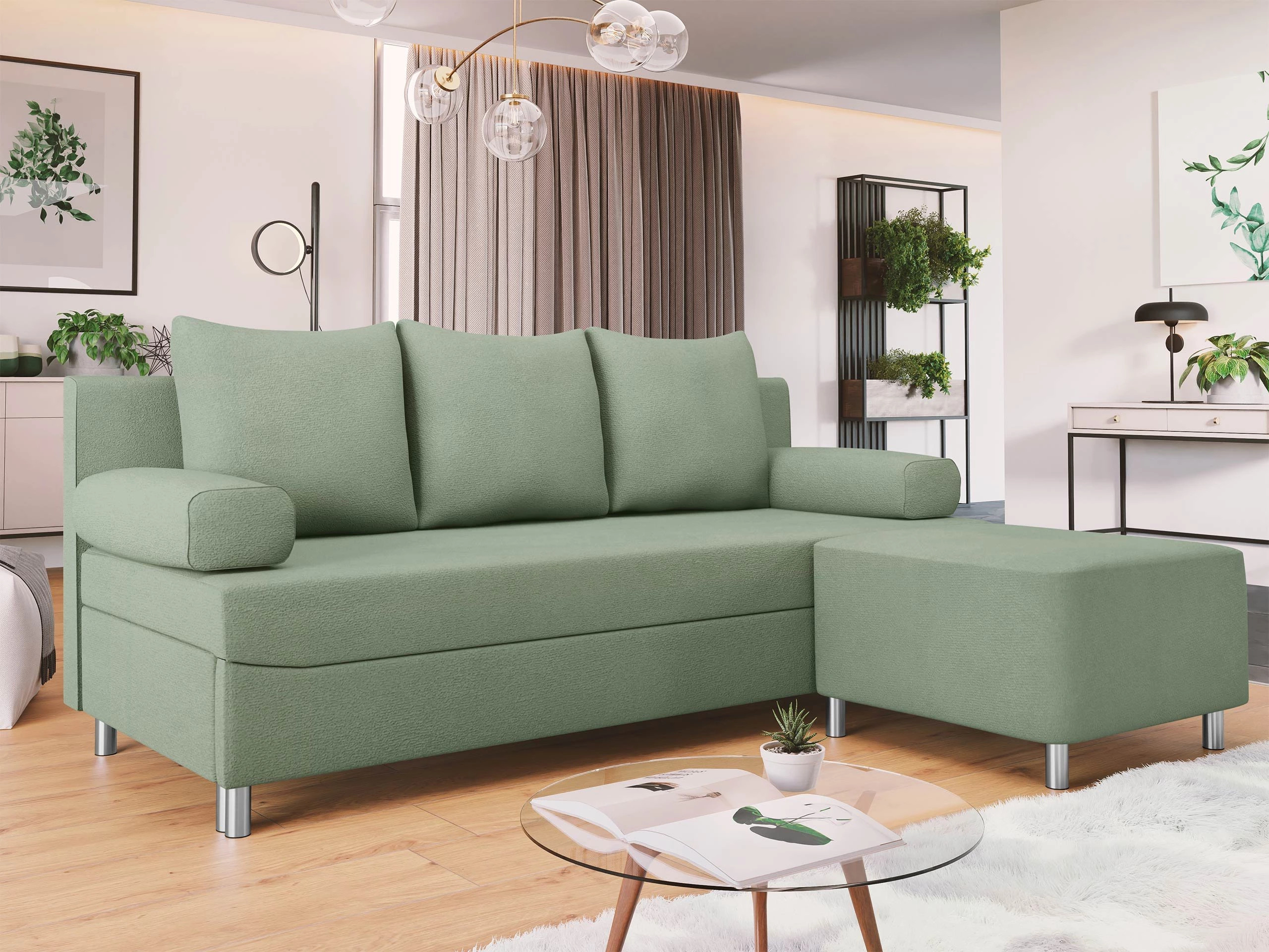 Conjunto de muebles tapizado Comfivo Artes (Uttario Velvet 2954)