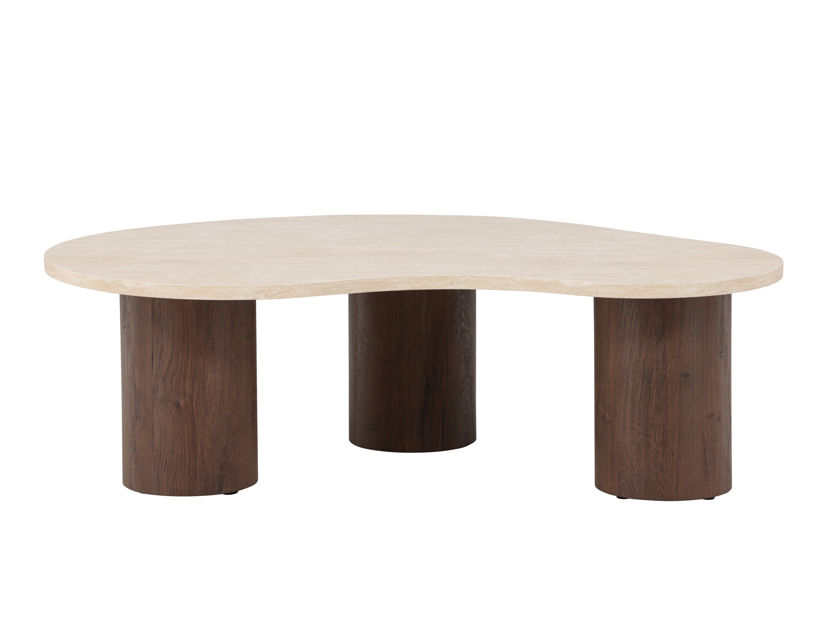 Mesa de centro Dallas 5282 (Beige + Marrón oscuro)