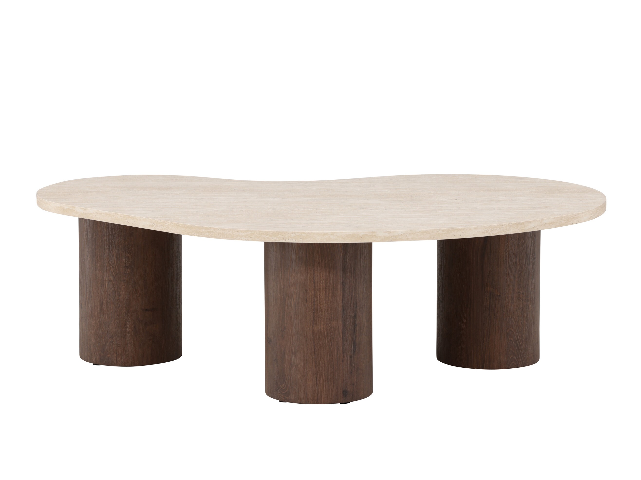 Mesa de centro Dallas 5282 (Beige + Marrón oscuro)
