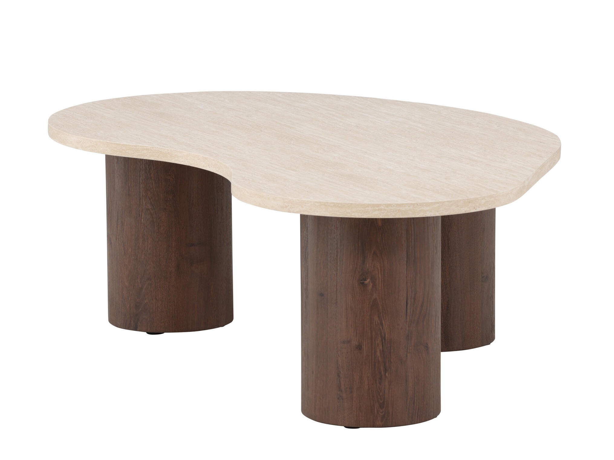 Mesa de centro Dallas 5282 (Beige + Marrón oscuro)