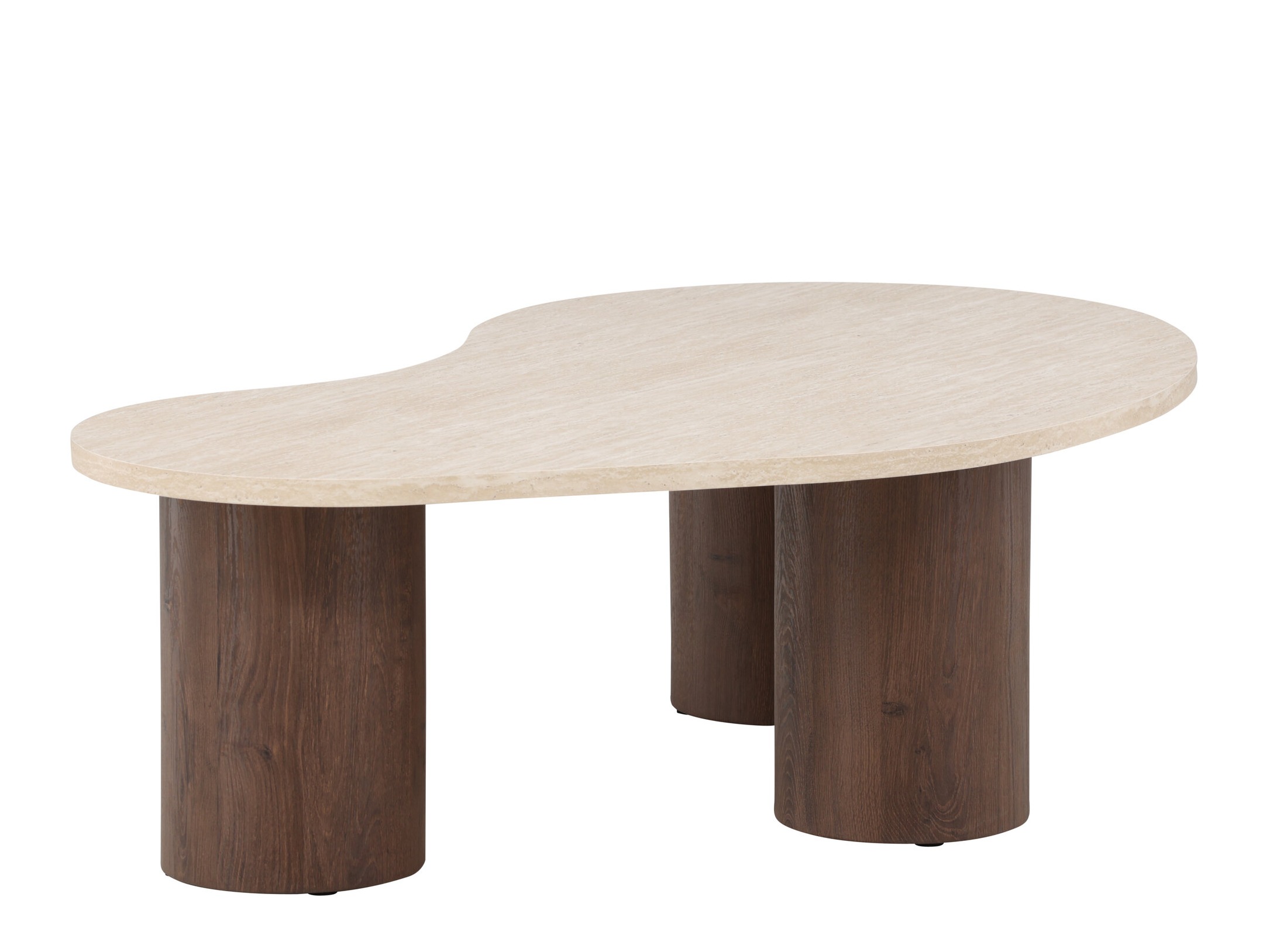 Mesa de centro Dallas 5282 (Beige + Marrón oscuro)