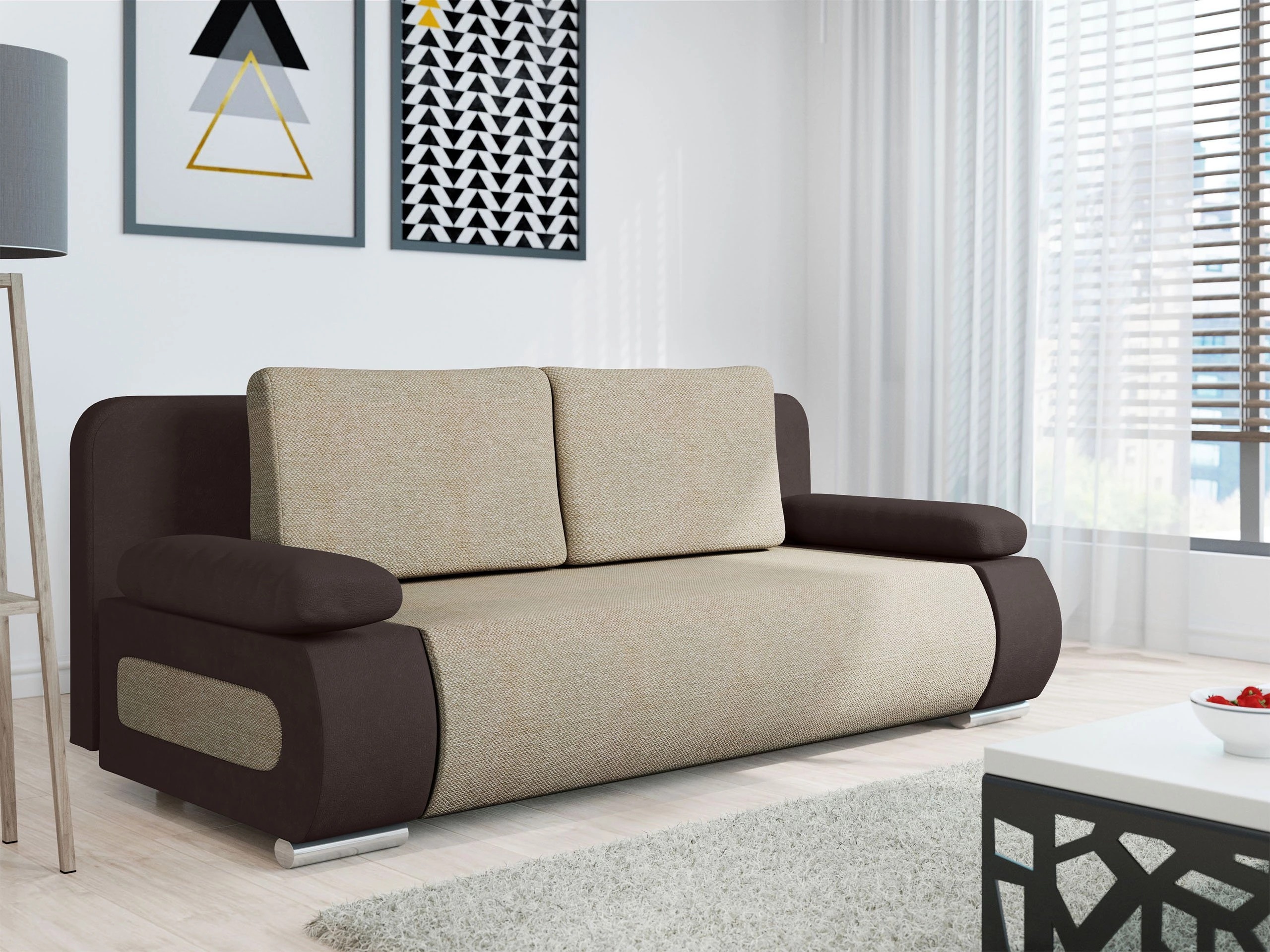 Sofá cama Comfivo Pudor (Alova 68 + Matana 17)