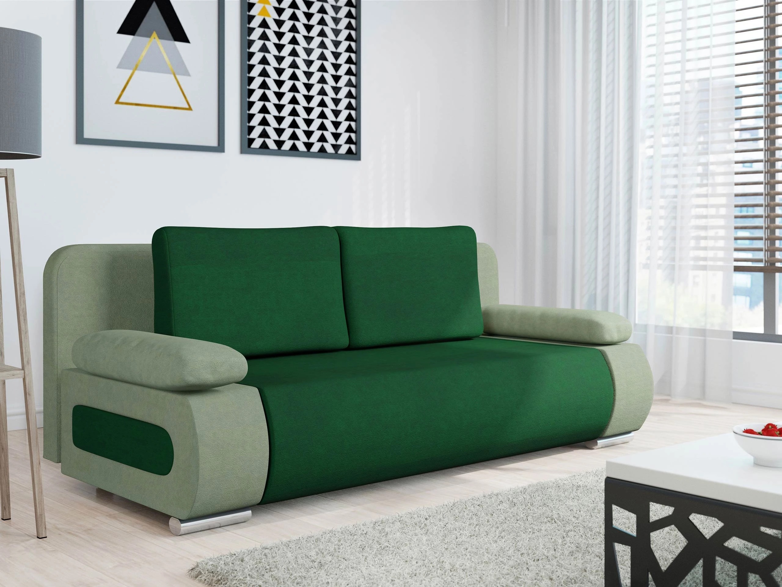 Sofá cama Comfivo Pudor (Uttario Velvet 2954 + Uttario Velvet 2951)