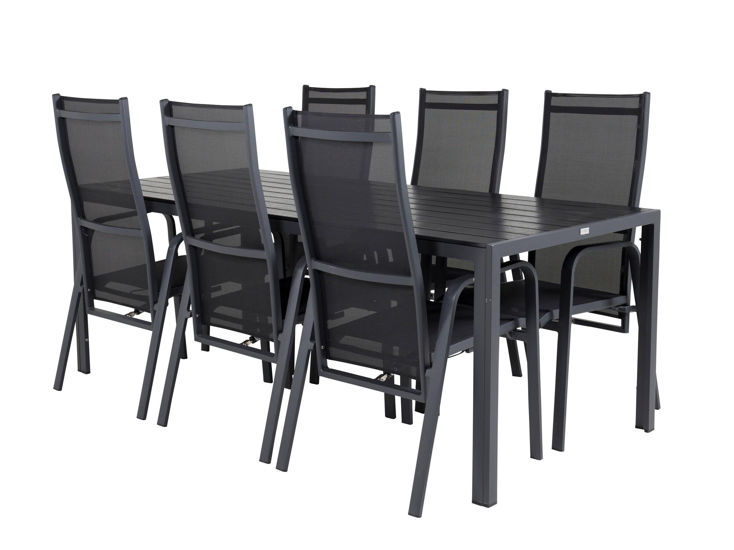 Conjunto de mesa y sillas Dallas 5295 (Negro)