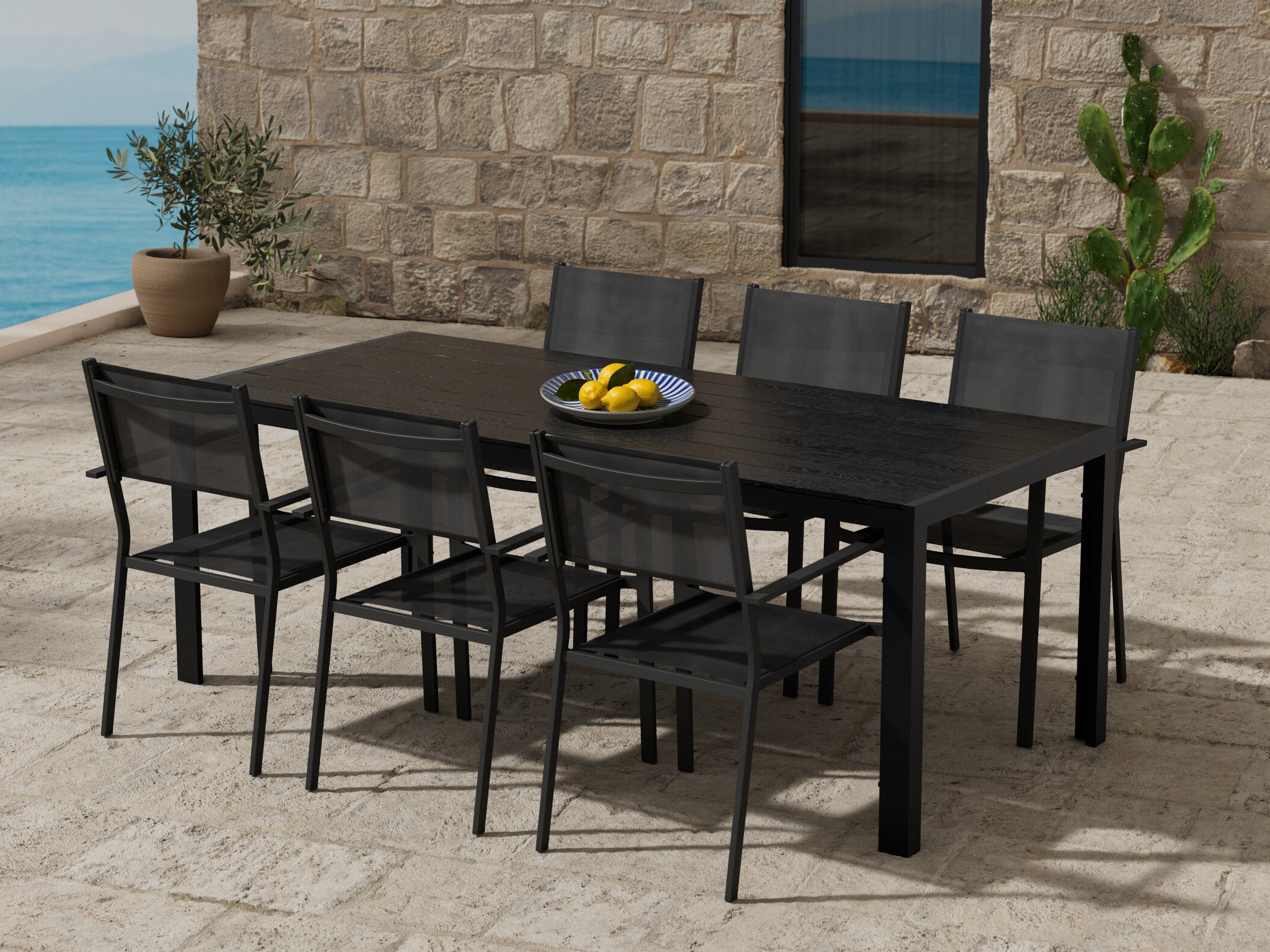 Conjunto de mesa y sillas Dallas 5297