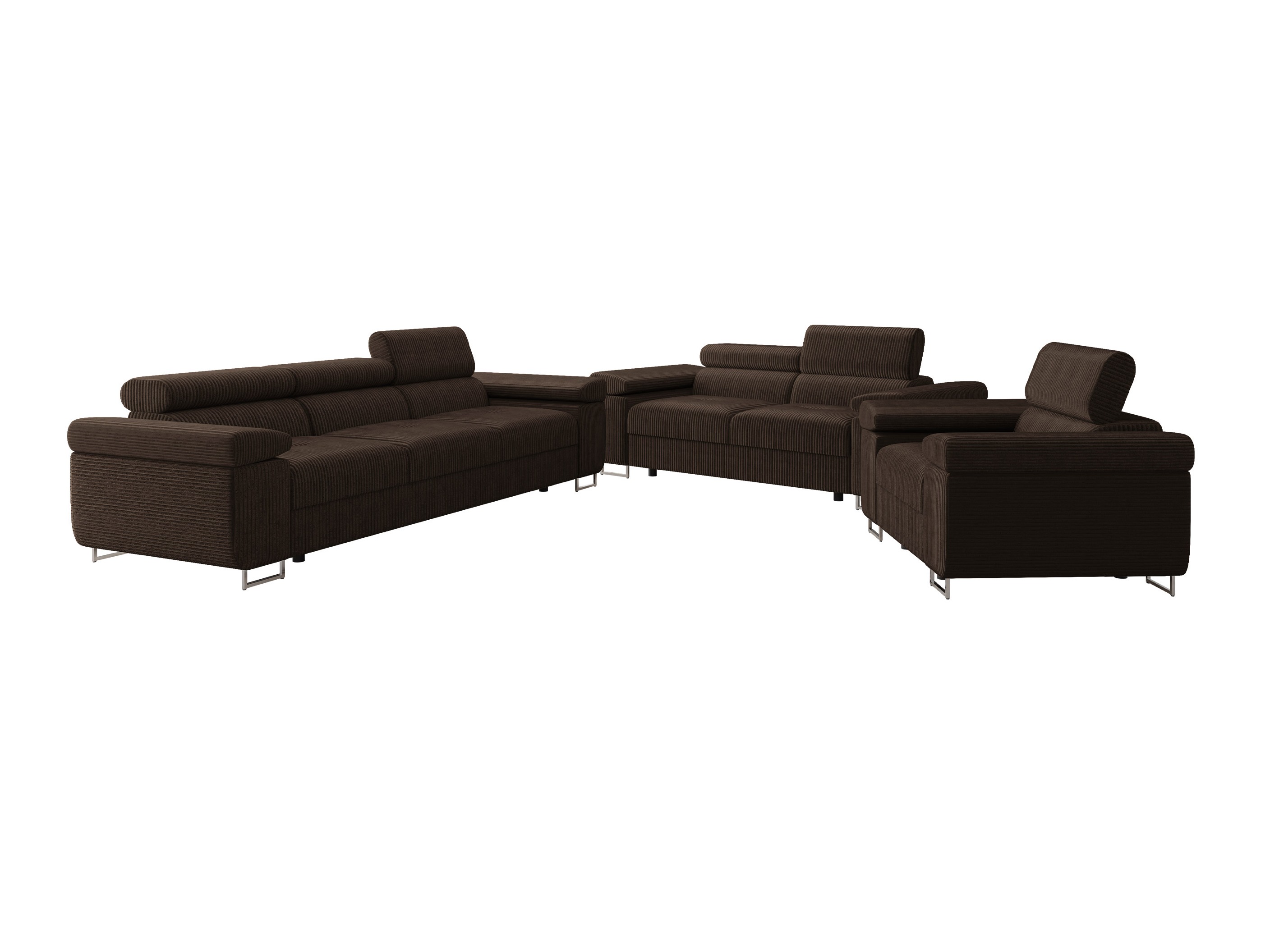 Conjunto de muebles tapizado Comfivo Vinetum (Poso 06)
