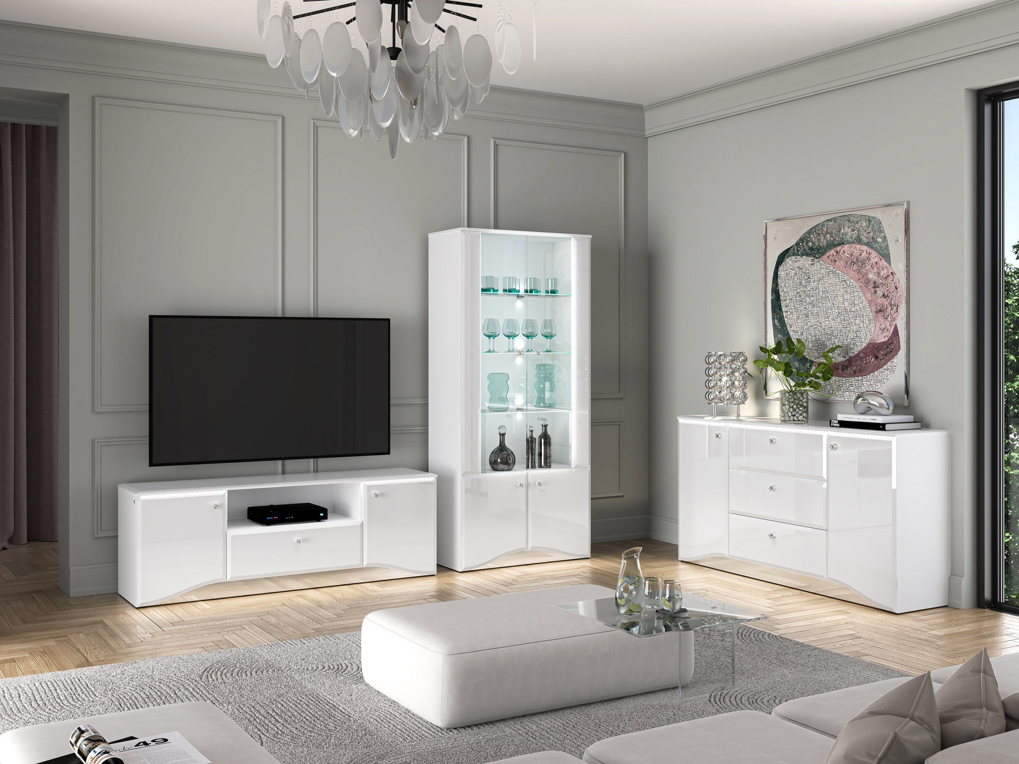 Conjunto de salón Romlevo 109