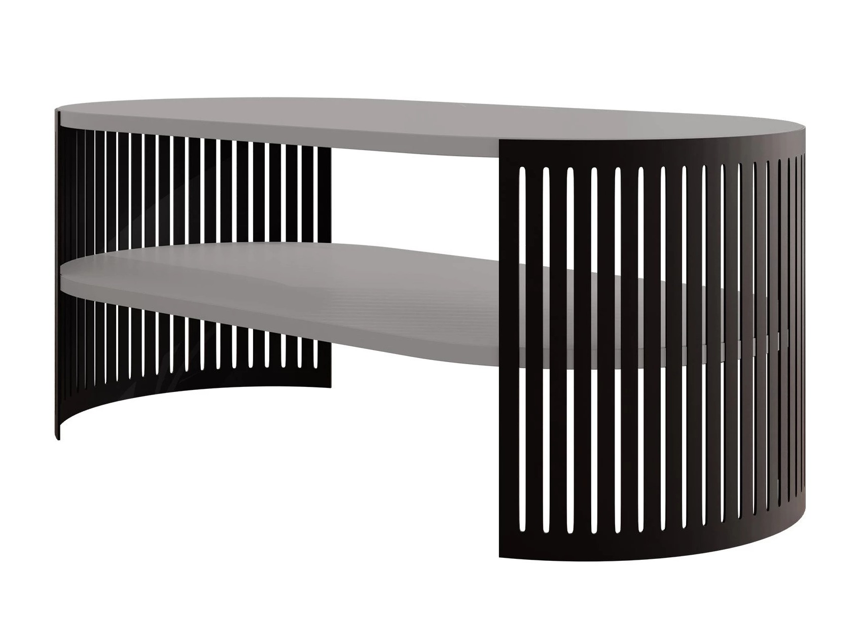 Mesa de centro Civer III (Negro + Grafito)