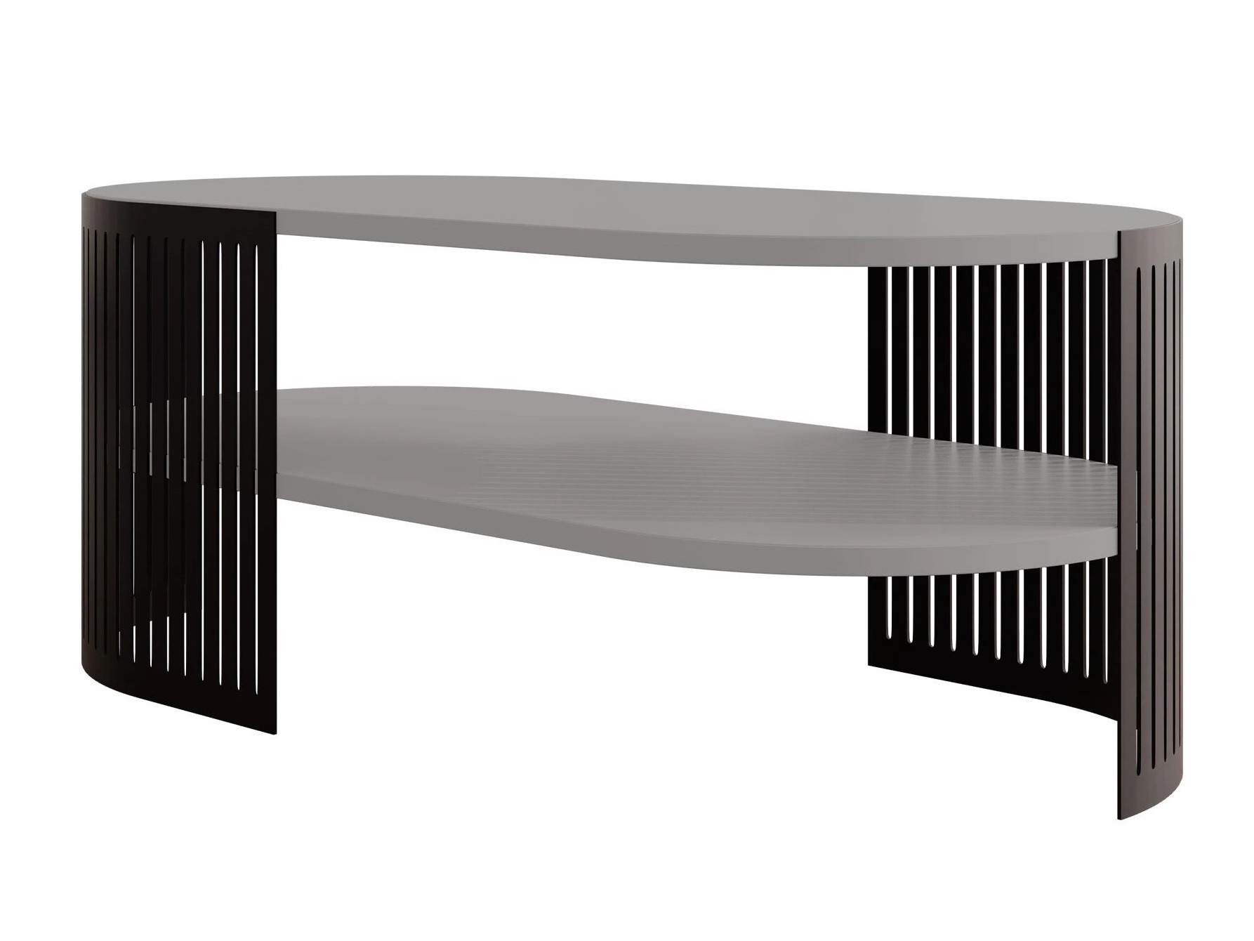 Mesa de centro Civer VI (Negro + Grafito)