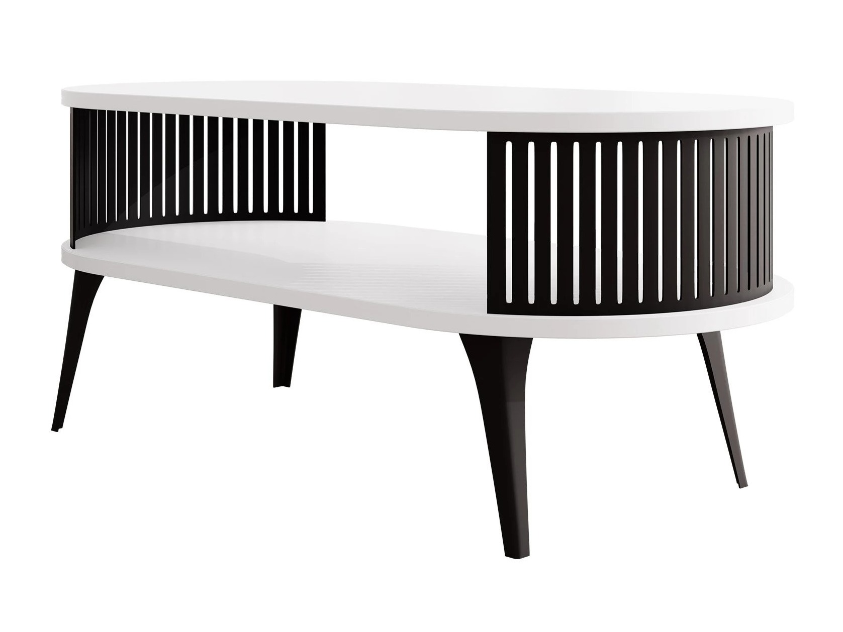 Mesa de centro Vitum III (Negro + Blanco)