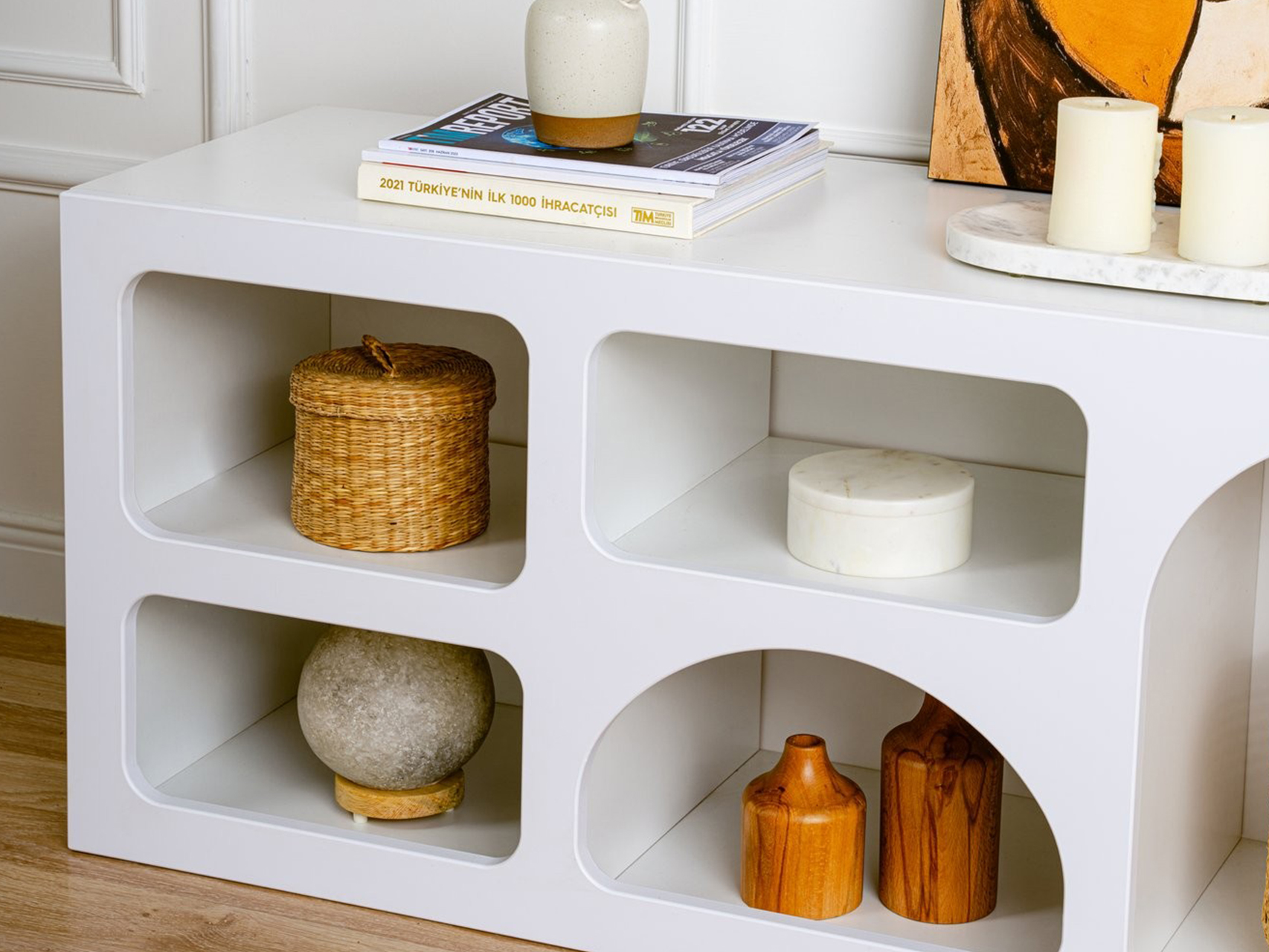 Mueble TV Novato 143 (Blanco)