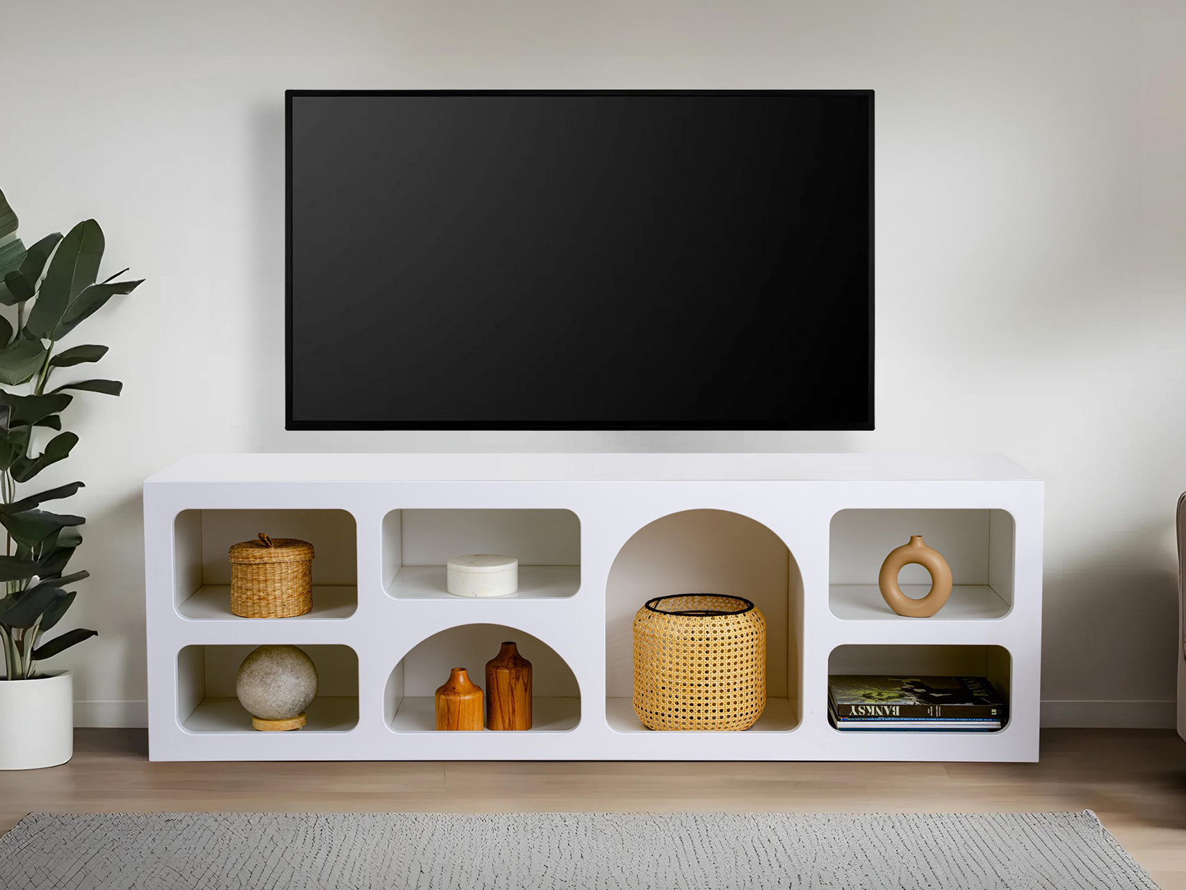 Mueble TV Novato 143 (Blanco)