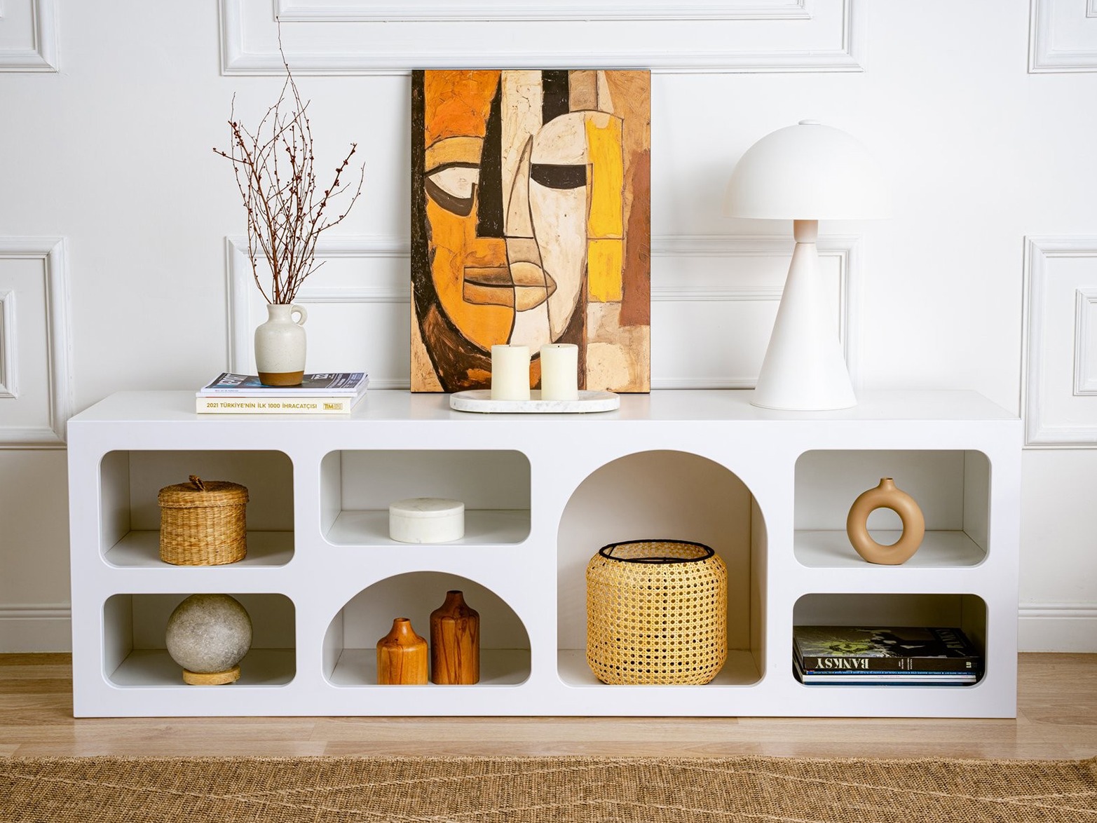 Mueble TV Novato 143 (Blanco)