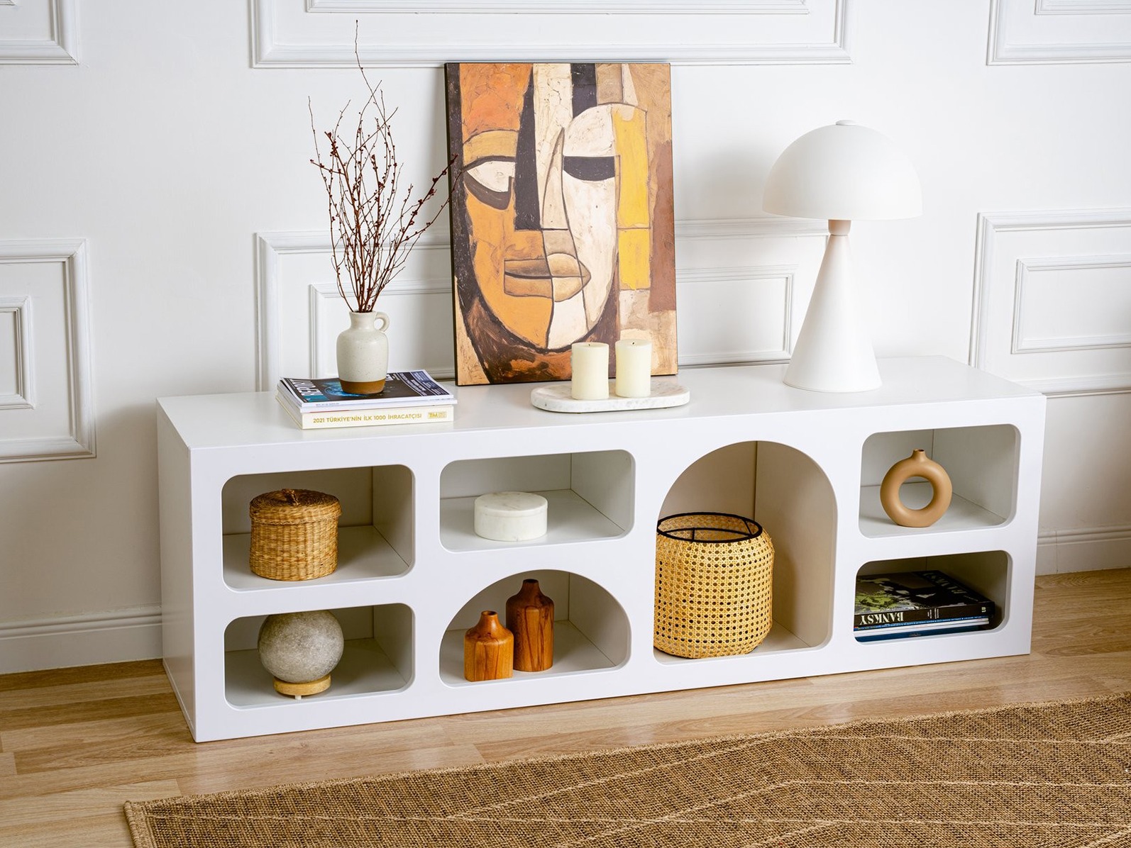 Mueble TV Novato 143 (Blanco)