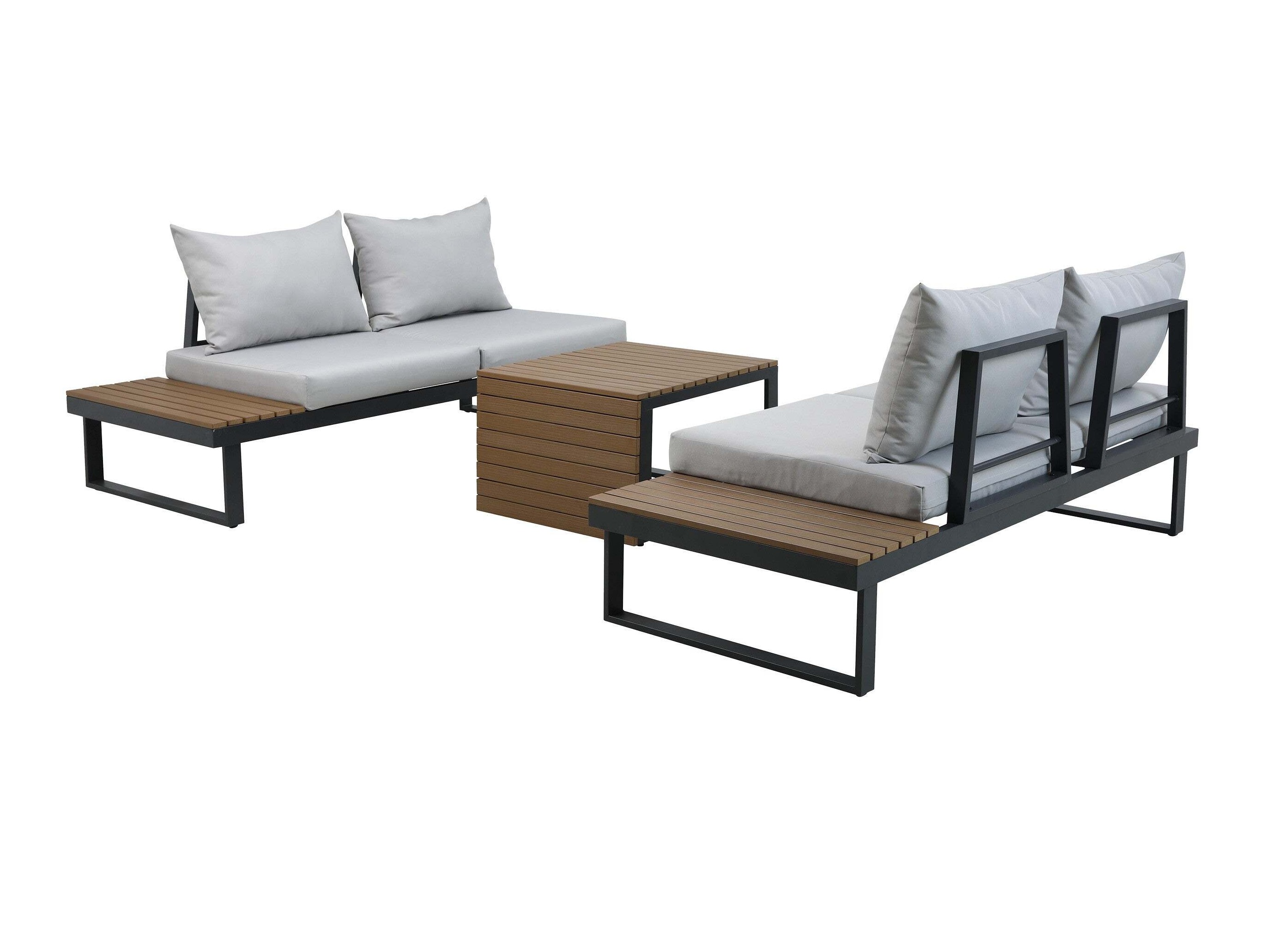 Conjunto de muebles de exterior Mandeville 374
