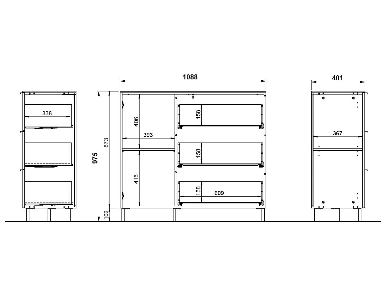 Cómoda Sacramento 534 (Cachemira)