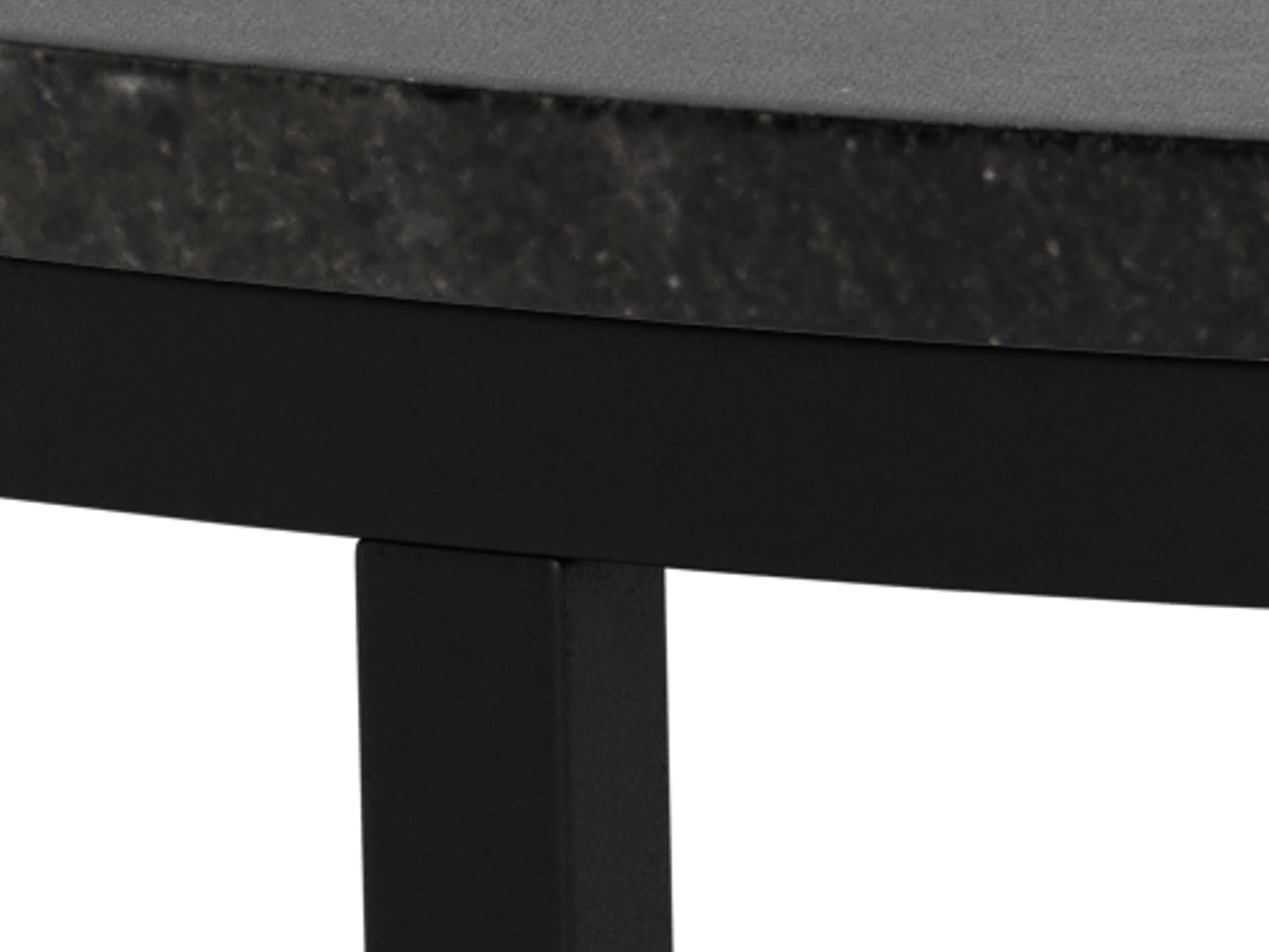 Mesa de centro Norsica 692 (Negro + Mármol negro)