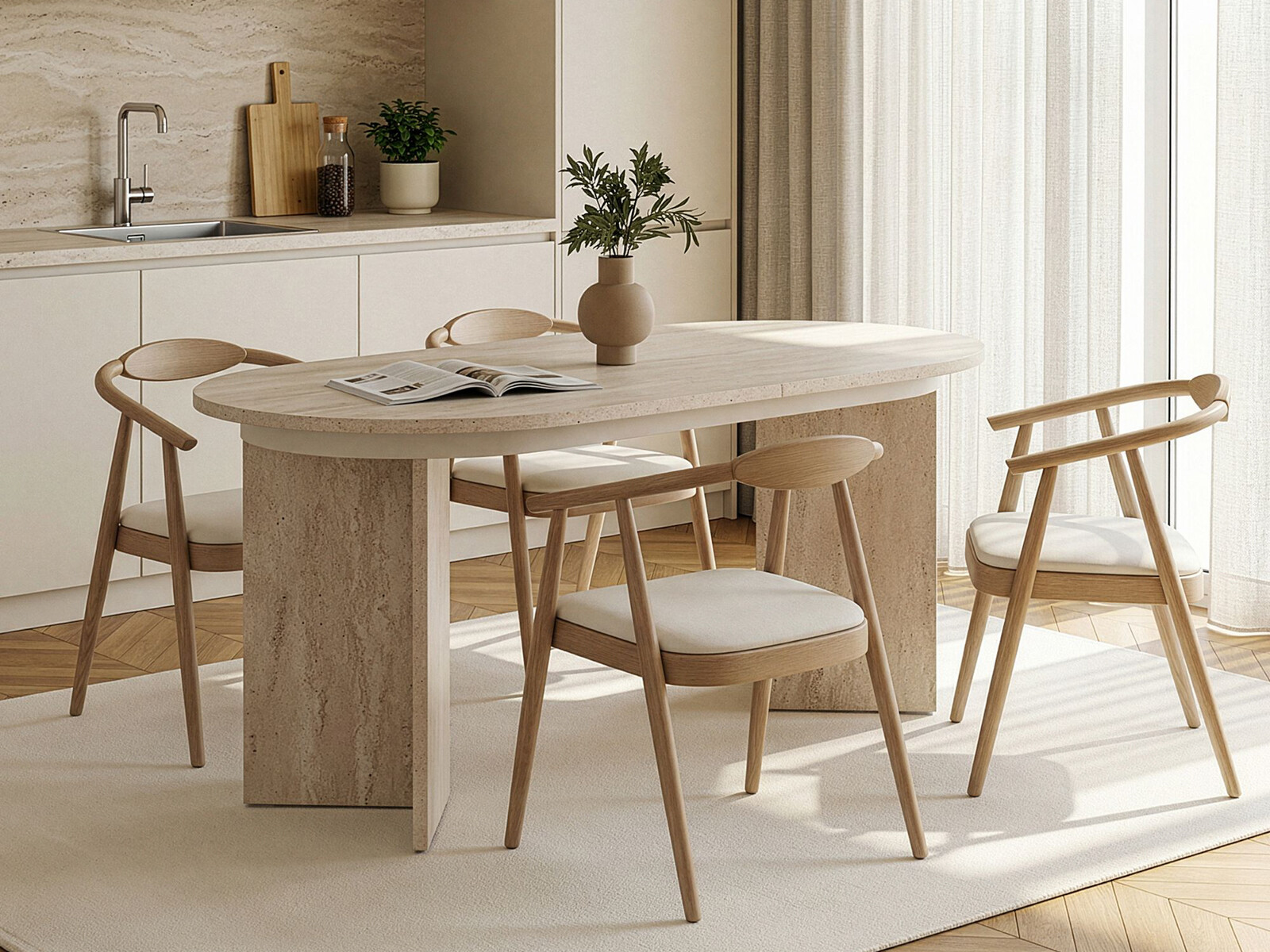 Mesa Novato 146 (Claro Travertine)